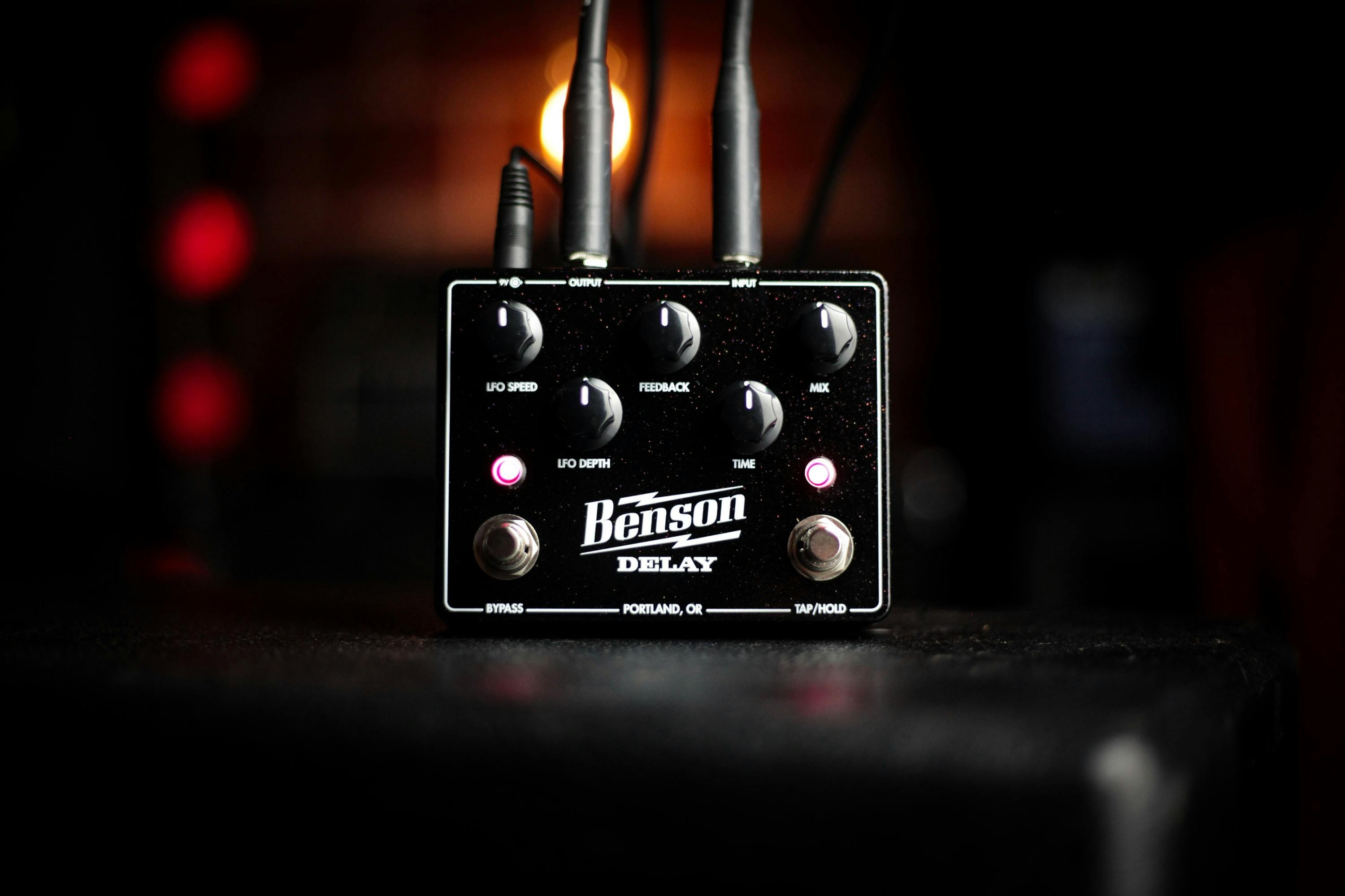 Benson Amps Delay Pedal - BENSONDELAY-Benson-Amps-Analog-Delay-Pedal-Lifestyle-1.jpg