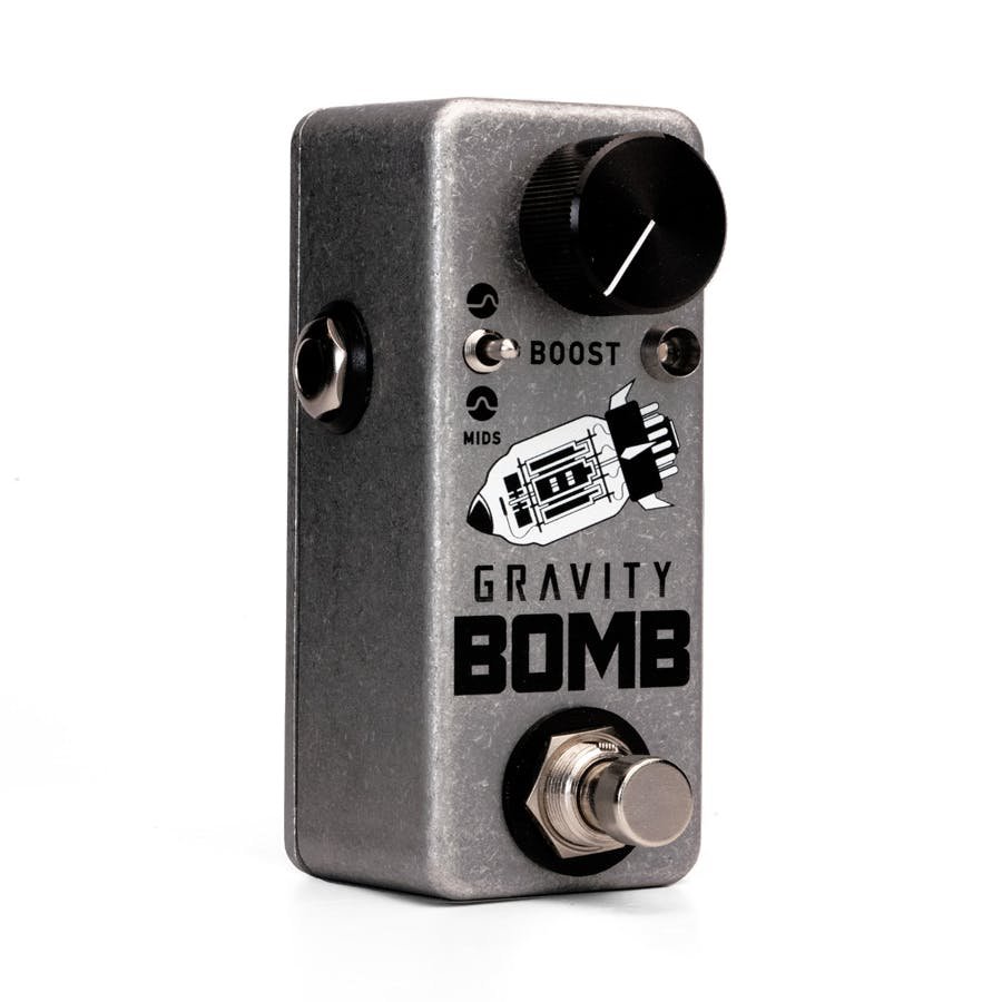 CopperSound Gravity Bomb V2 Clean Boost & Mids Enhancer Pedal - CPGRAVITYBOMBCBMEV2-CopperSound-Gravity-Bomb-Clean-Boost-Mids-Enhancer-Pedal-Angle.jpg