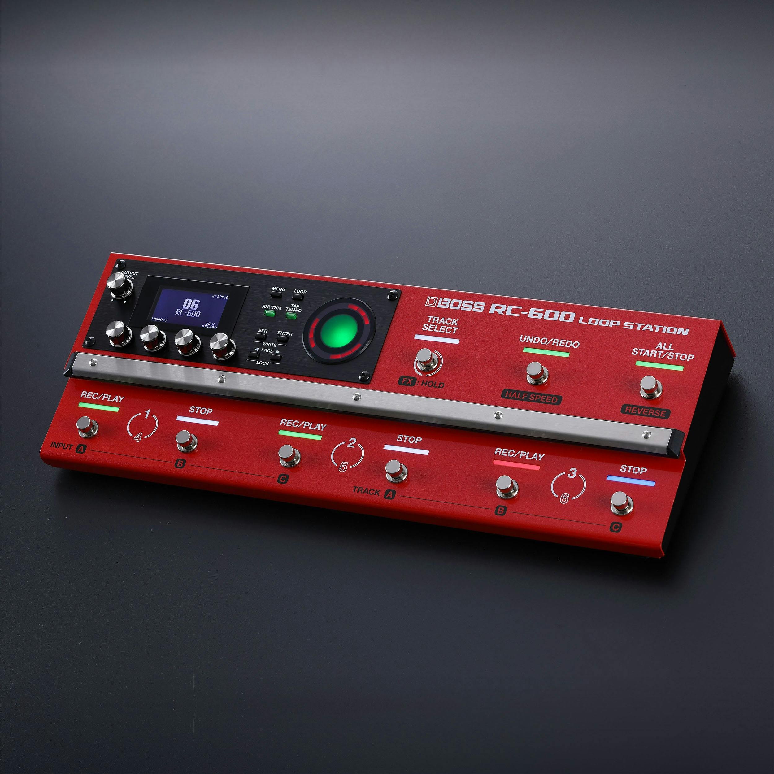 Boss RC-600 Loop Station Looper Pedal - 470252-Boss-RC-600-Loop-Station-Beauty.jpg