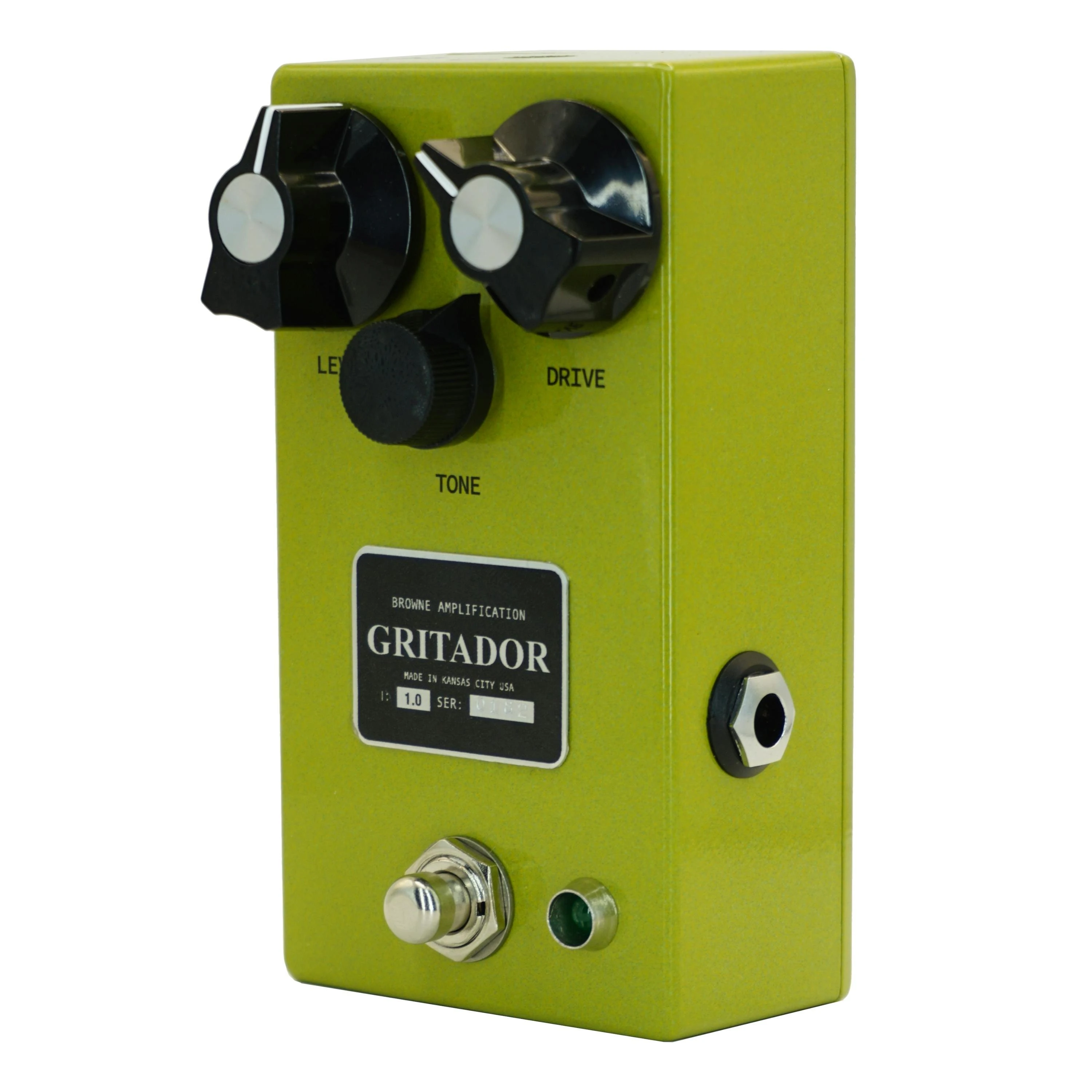 Browne Amplification Gritador Overdrive Pedal - GRITADOR-Browne-Gritador-Pedal-Side-Angle.jpg