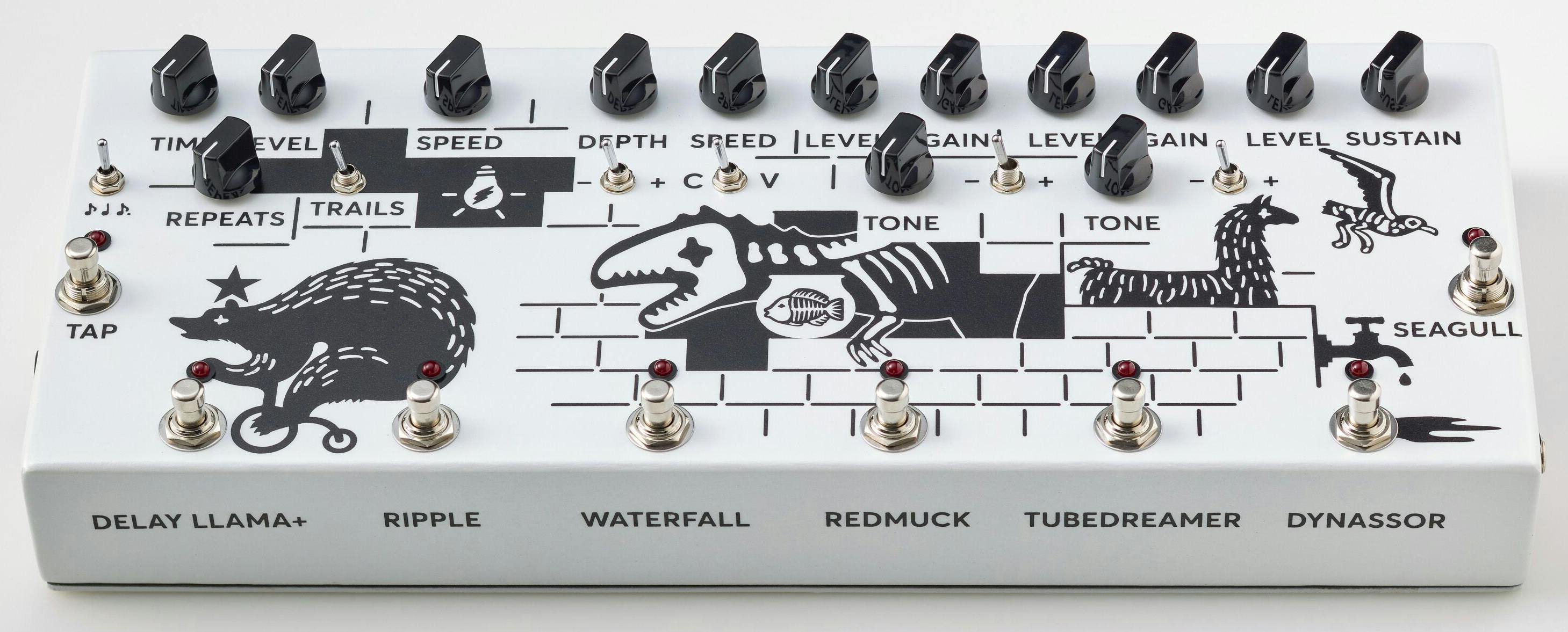 Jam Pedals Pink Flow Multi FX Pedal - Andertons Music Co.