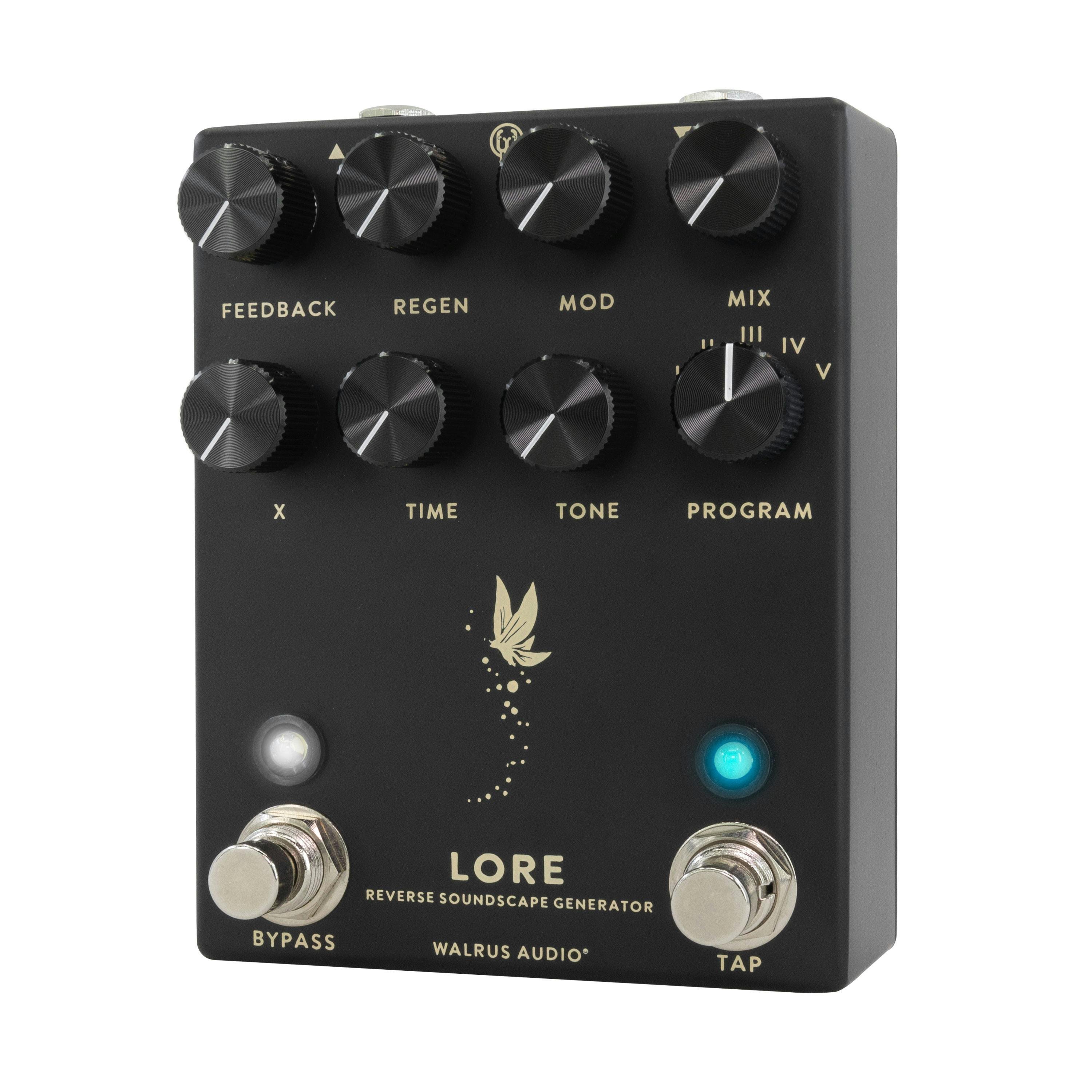 Walrus Audio Lore Reverse Soundscape Generator FX Pedal in Black - 65750-Lore-black-left.jpg