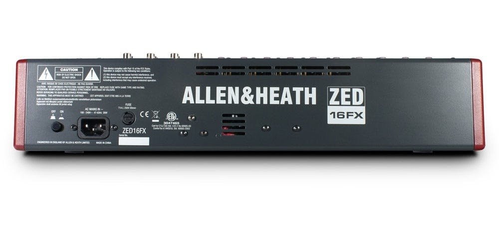 Allen & Heath ZED-16FX Mixer - Andertons Music Co.