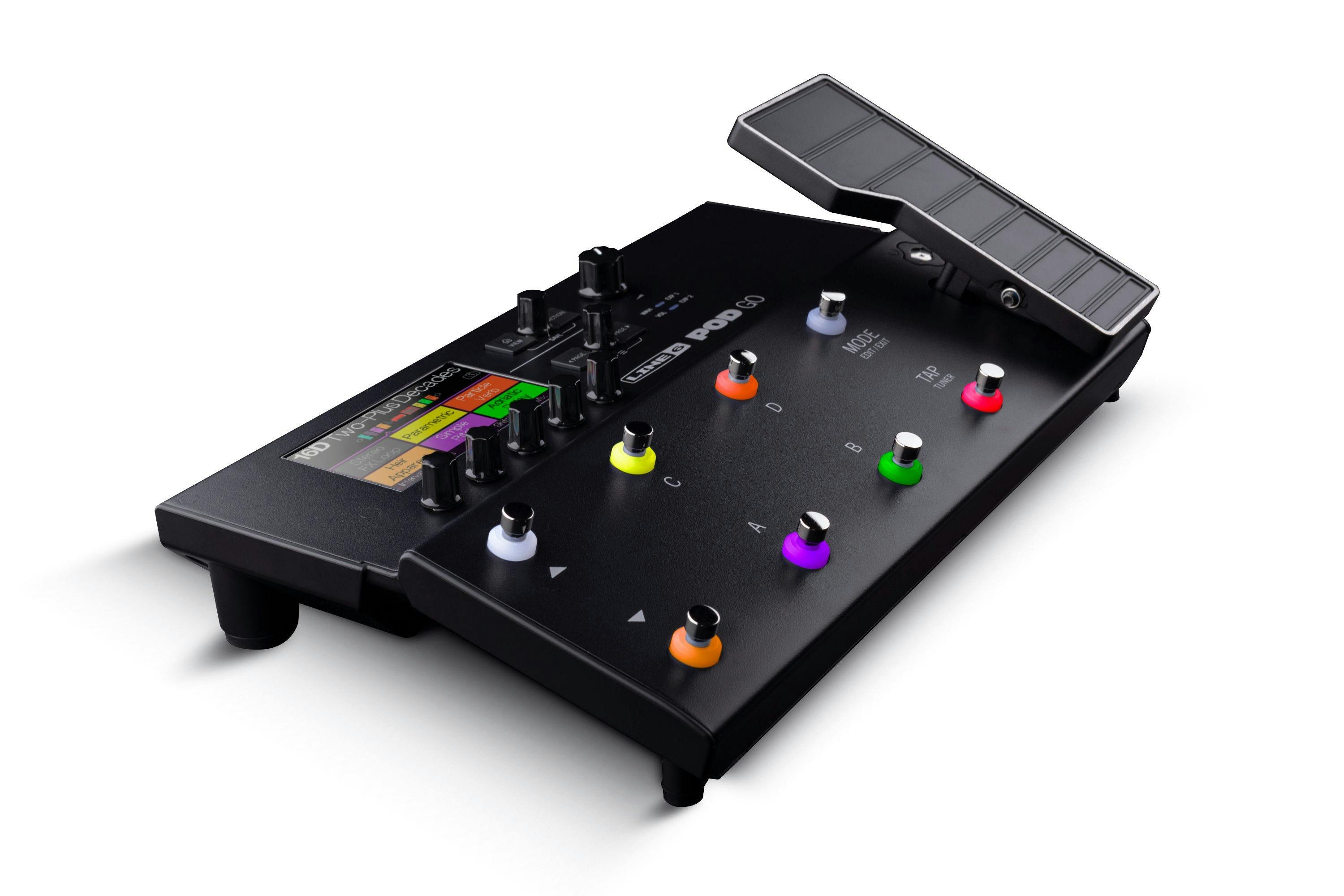 Line 6 Pod Go Modelling and Multi-Effects Pedal - 394830-POD_Go_beauty_3qtr.jpg