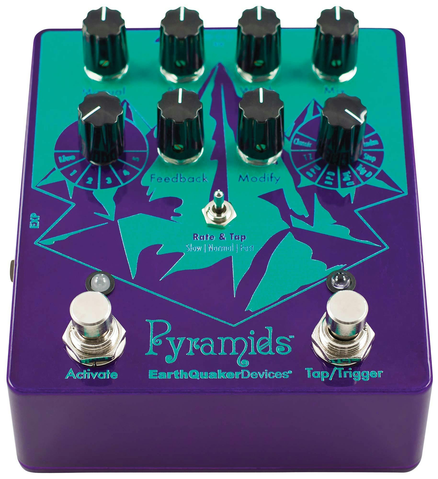 ギター EarthQuaker Devices Pyramids Earthquaker Devices Pyramids Stereo Flanger Guitar Pedal