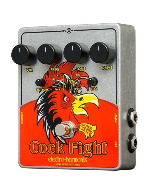 electro-harmonix Cock Fight エフェクター ファズ Electro Harmonix Cock Fight Cocked Talking Wah Pedal - Andertons