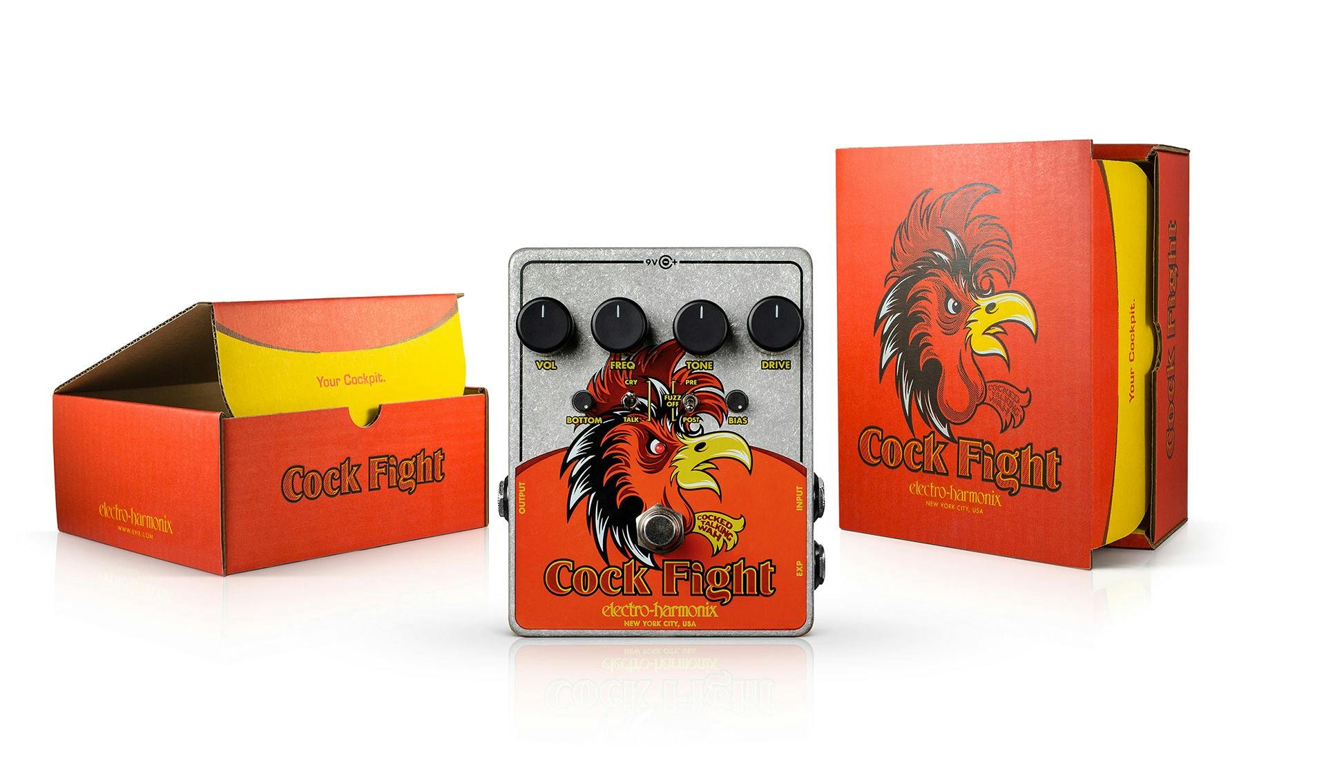 Electro Harmonix Cock Fight Cocked Talking Wah Pedal - Andertons