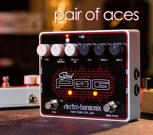 Electro Harmonix Soul POG Overdrive and Octave Pedal - Andertons