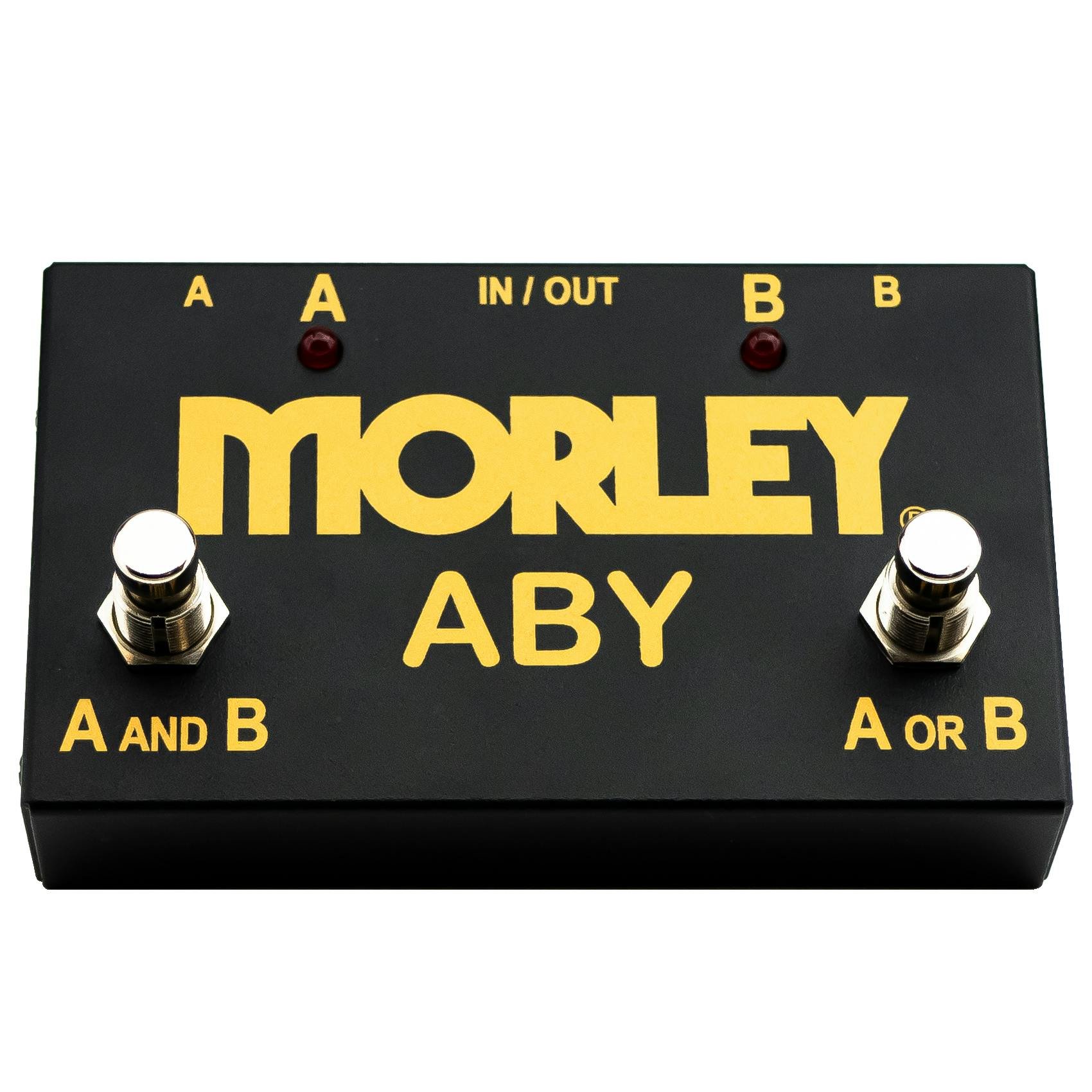 Morley Gold Series ABY Amp Selector & Combiner Pedal - 443939-Morley-ABY-Selector-Combiner-Switch-Gold-Series-Angle.jpg