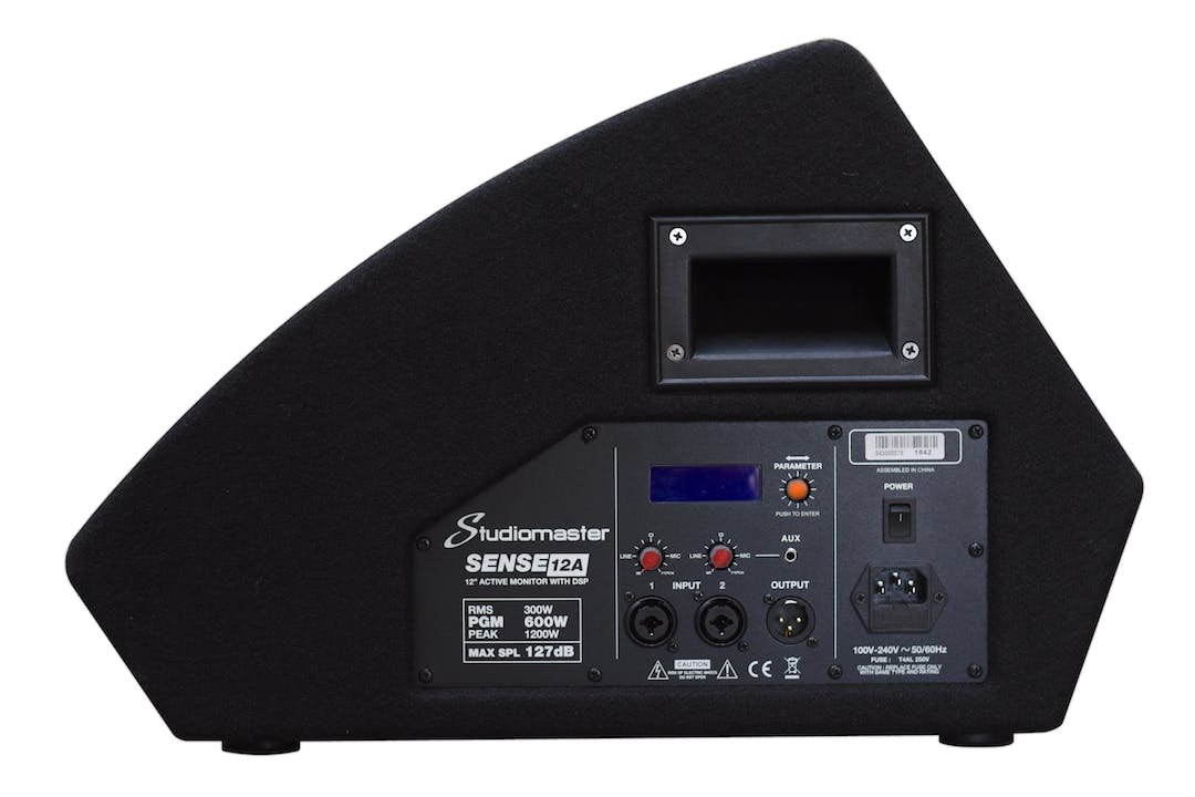 Studiomaster Sense 12A Active Floor Monitor Speaker with DSP - 336551-1558690197346.jpg