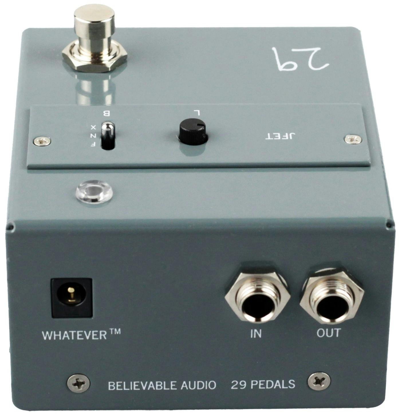 29 Pedals JFET Transistor Boost Pedal - JFET-29-Pedals-JFET-Transistor-Boost-Pedal-Top.jpg