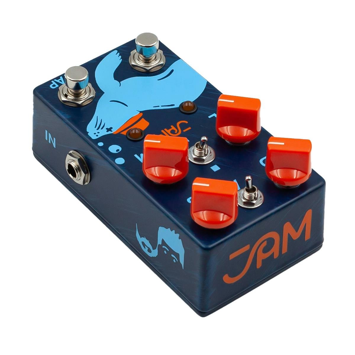 JAM Pedals Harmonious Monk Mk2 'That Pedal Show' Signature Harmonic Tremolo Pedal - JAM-HARMMONK-MK2-Jam-Pedals-Harmonious-Monk-MkII-Right-Angle-Back.jpg