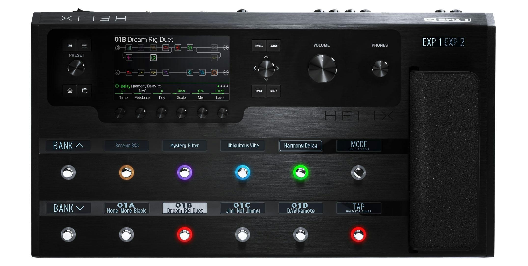 Line 6 Helix Floor Amp & FX Modelling Pedal - 85550-Helix-Top_sl.jpg