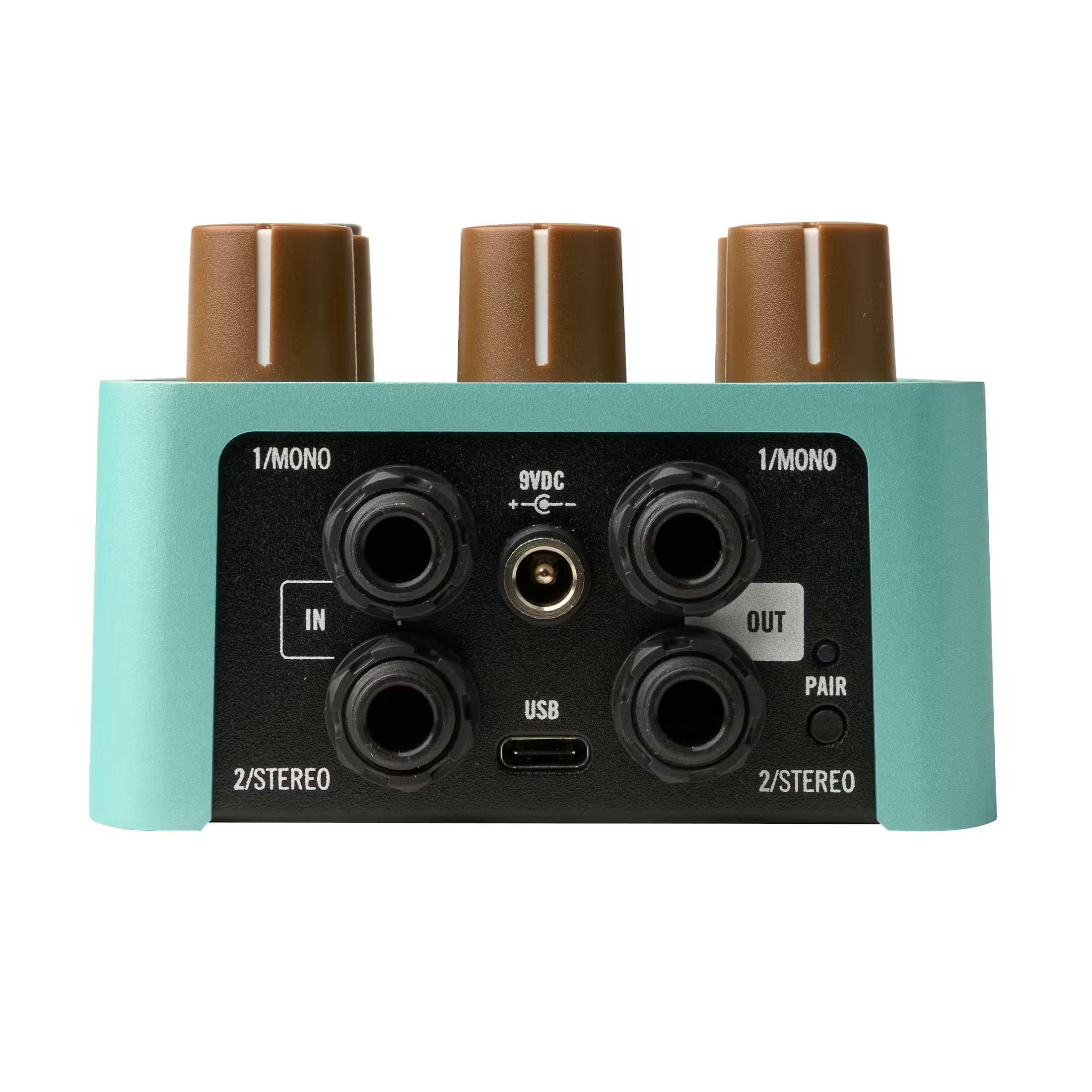 Universal Audio UAFX Del-Verb Ambience Companion Reverb & Delay Pedal - GPM-DLVRB-GPM-DLVRB-Universal-Audio-UAFX-Del-Verb-Ambience-Companion-Pedal-Rear.jpg