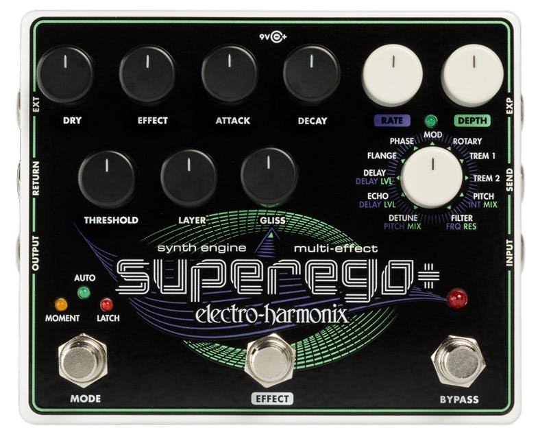 Electro Harmonix SuperEgo Plus Synth Engine Pedal - Andertons