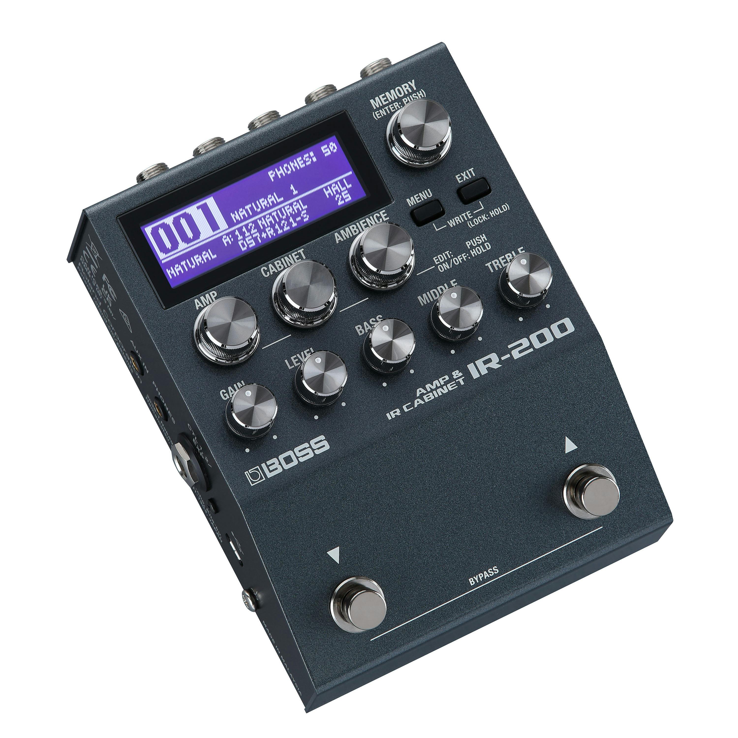 Boss IR-200 Amp & IR Cabinet Sim Pedal - 463960-Boss IR-200 Amp and IR Cabinet Pedal 2.jpg