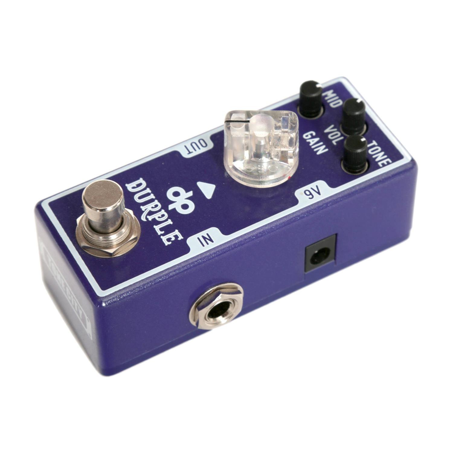 Tone City Durple "Danish Pete" Honore Overdrive Pedal - 361831-Tone-City-Durple-Danish-Pete-Signature-Overdrive-Angle.jpg