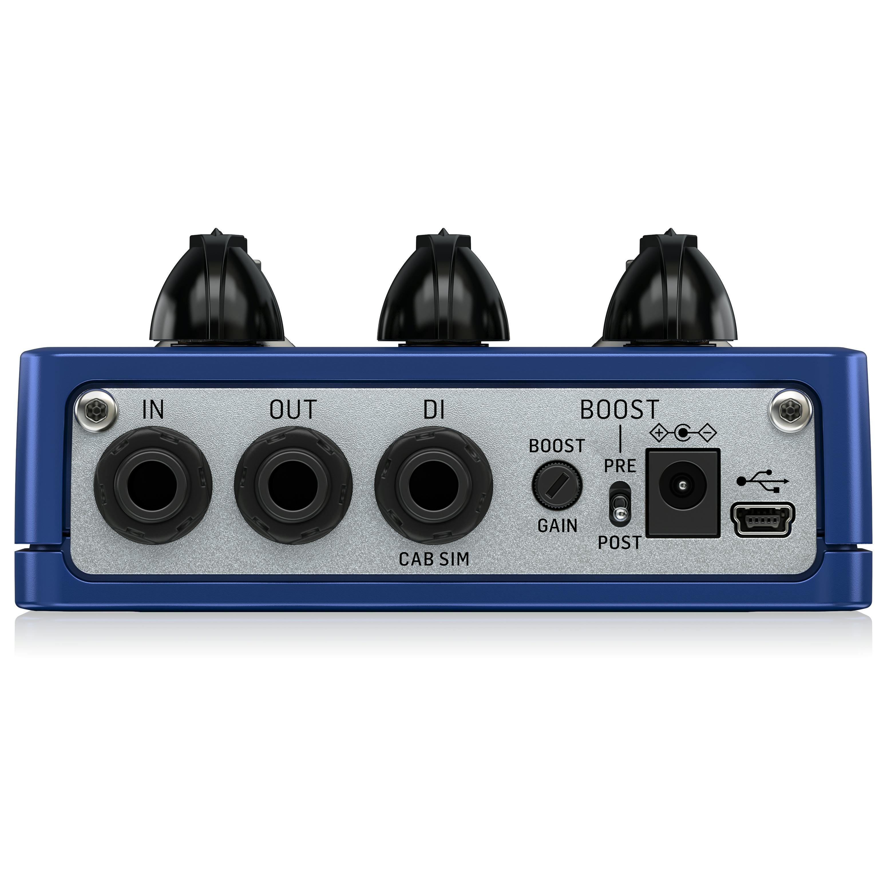 TC Electronic AmpWorx Vintage Series DC30 Preamp Pedal - 0709-AJR86-001-TC-Electronic-Ampworx-DC30-Preamp-Pedal-Rear.jpg
