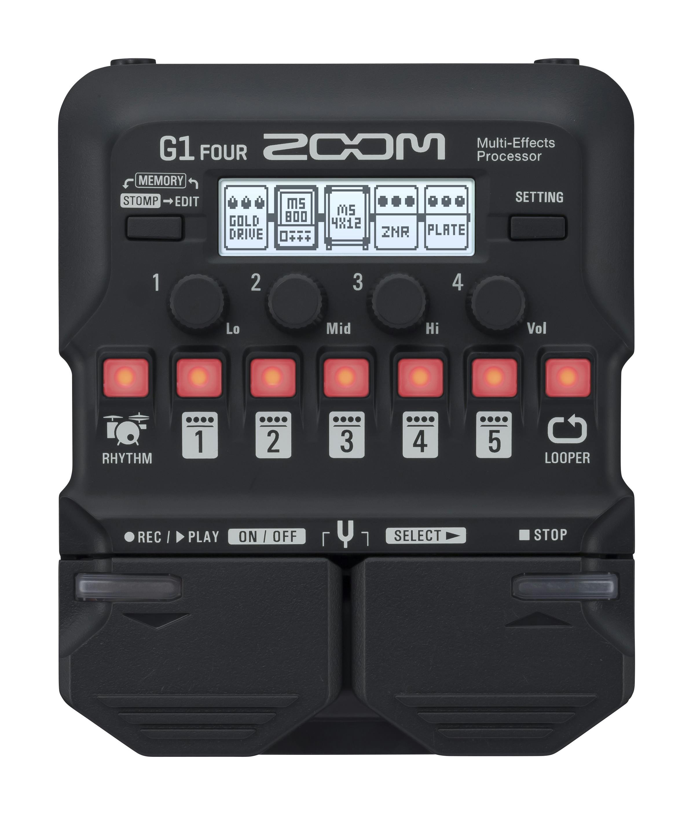Zoom G1 Four Multi Effects Pedal - 331139-G1_FOUR_top.jpg