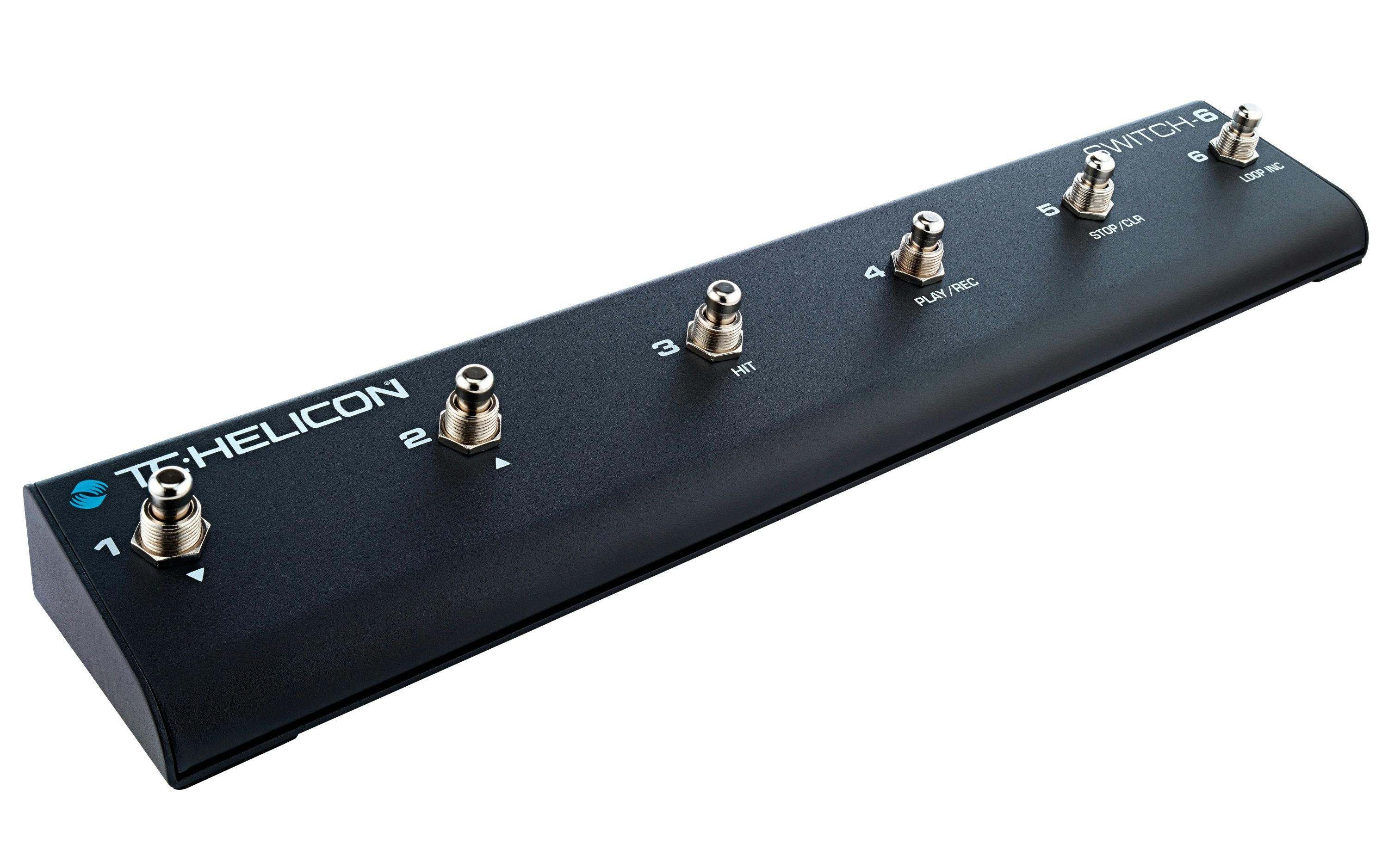 TC Helicon Switch 6 - 6-Button Footswitch - Andertons Music Co.