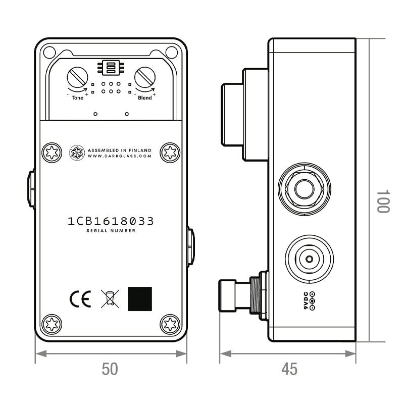 Darkglass Microtubes B1K CMOS Bass Overdrive Pedal - Andertons
