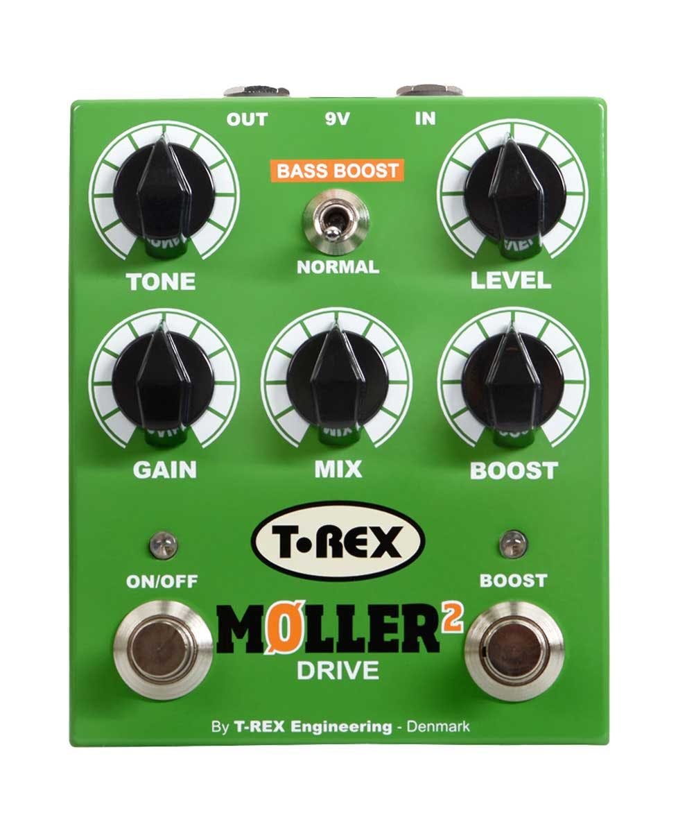 T-Rex Møller 2 Overdrive & Clean Boost Pedal - TREXMOLLER2-T-Rex-Moller-2-Overdrive-&-Clean-Boost-Pedal.jpg