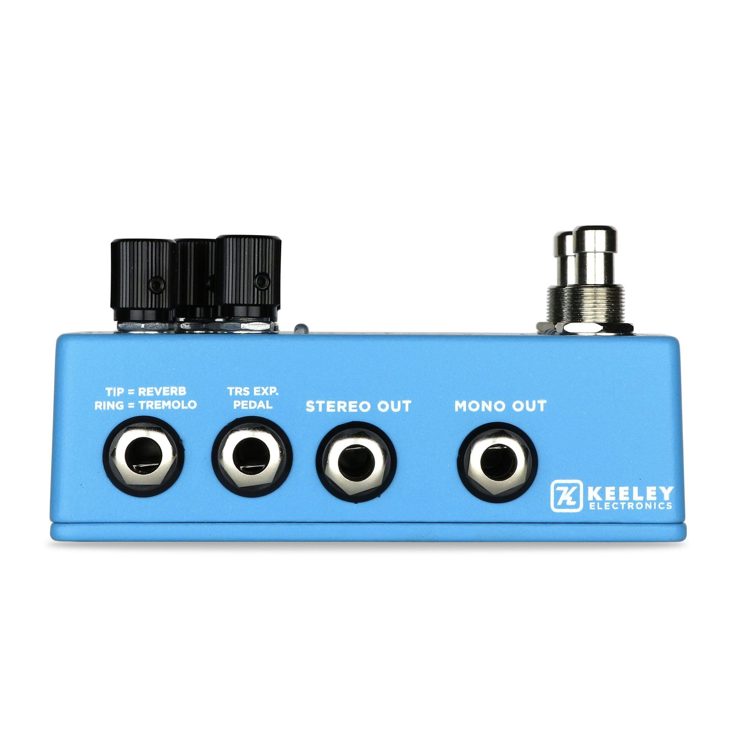 Keeley Electronics Hydra Stereo Reverb & Tremolo Pedal - Andertons