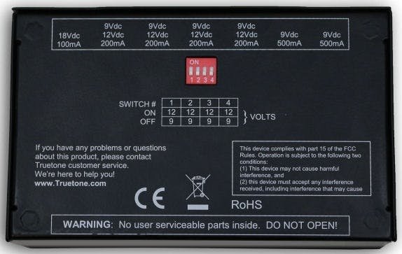 ギター Truetone 1 SPOT Pro CS7 Ernie Williamson Music - Truetone CS7 1 SPOT Pro Power Supply