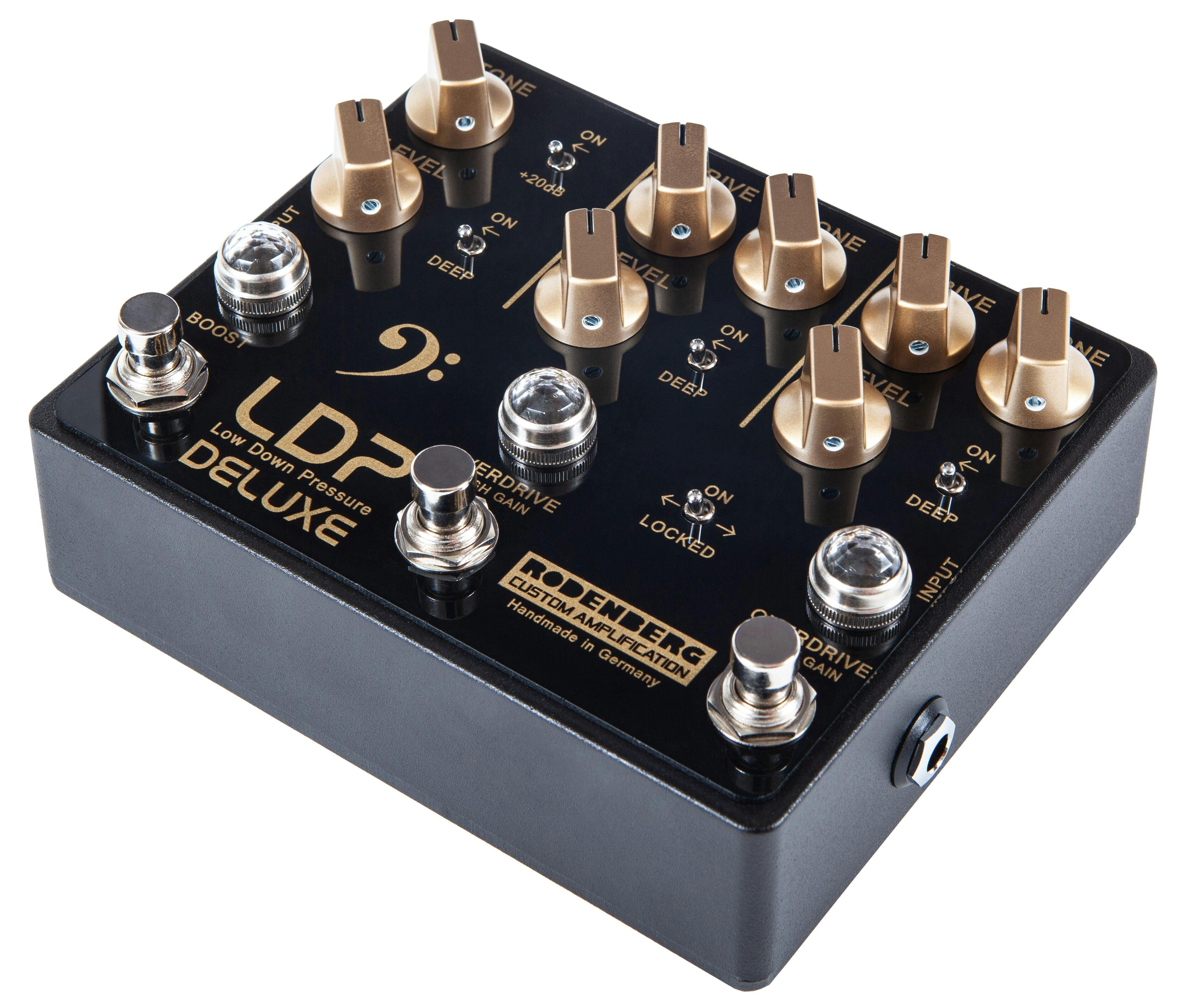 Rodenberg LDP Deluxe Double Overdrive Clean Boost Bass Pedal