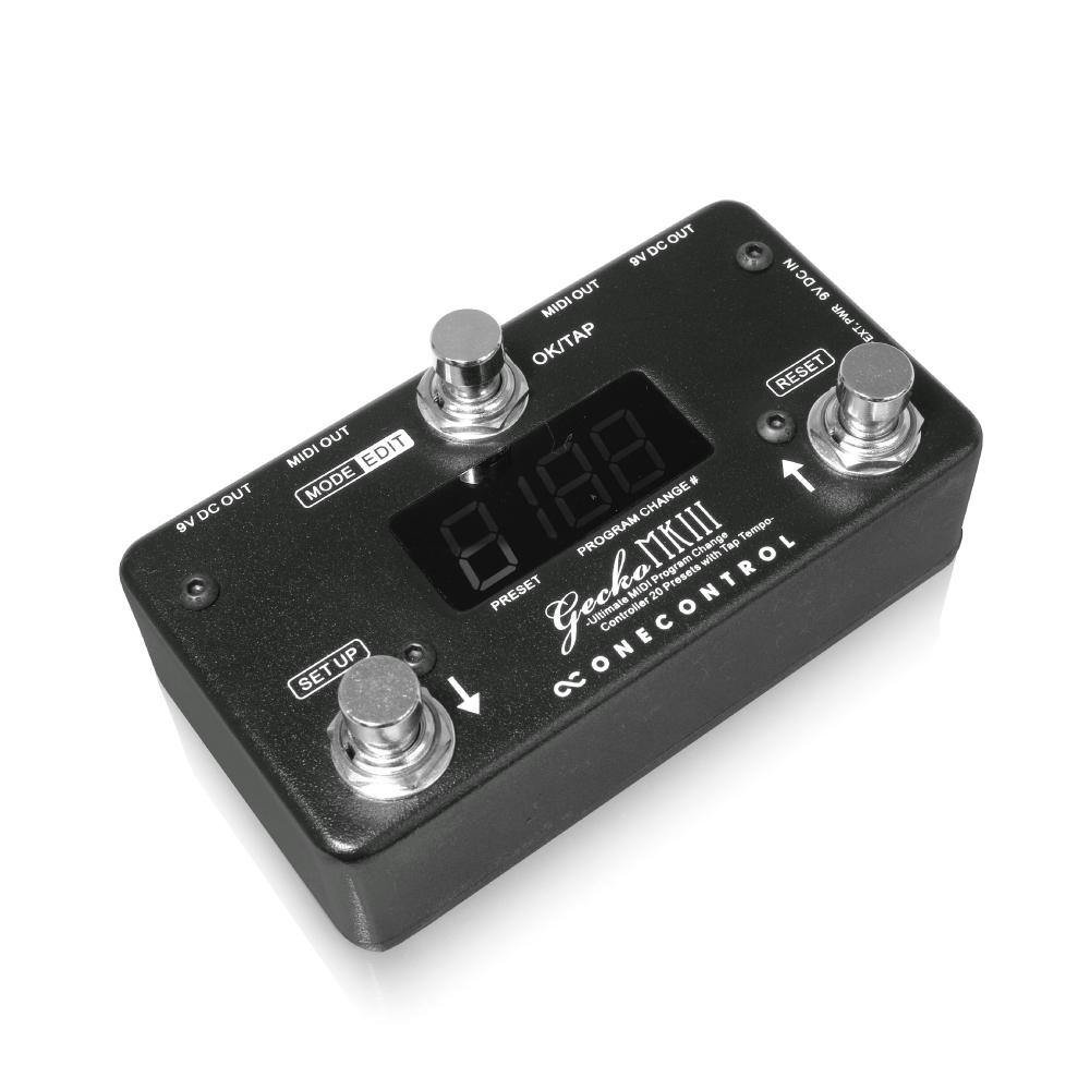One Control Gecko mkⅢ MIDIエフェクタースイッチャー One Control Gecko MkIII MIDI Controller - Andertons Music Co.