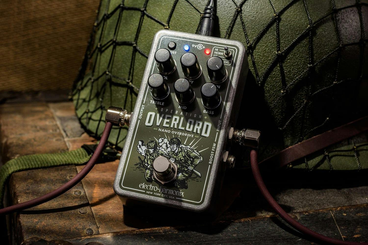 Electro Harmonix Nano Operation Overlord Allied Overdrive Pedal