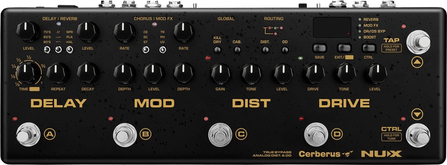 NUX NME-3 Cerberus Guitar Effect Pedal - NME-3-Nux-NME-3-Cerberus-Guitar-Effect-Pedal-Front.jpg
