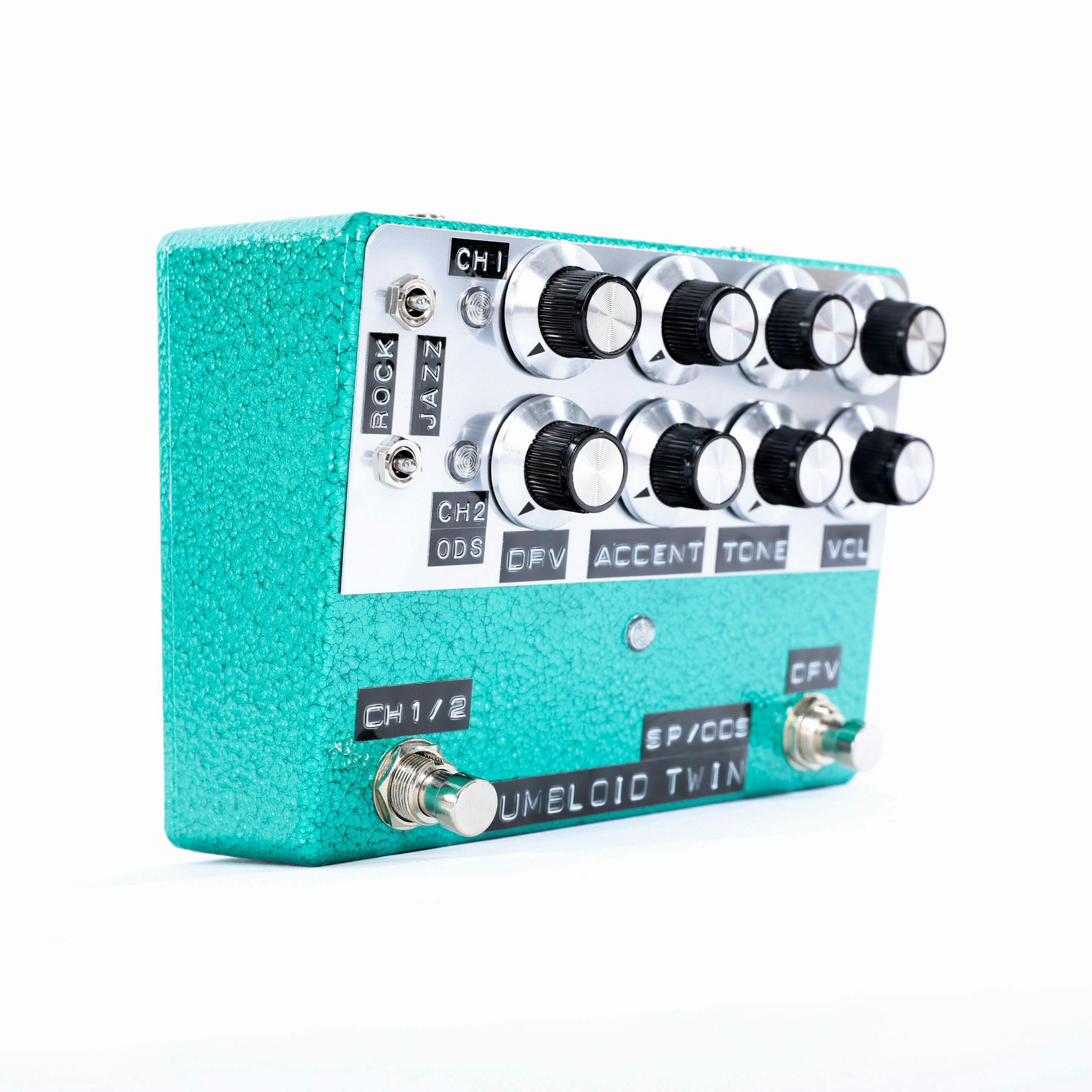 Shin's Music Dumbloid Twin Overdrive Pedal in Emerald Hammertone - 477225-Shins Music Dumbloid Twin Overdrive Pedal in Emerald Hammertone.jpg 2.jpg