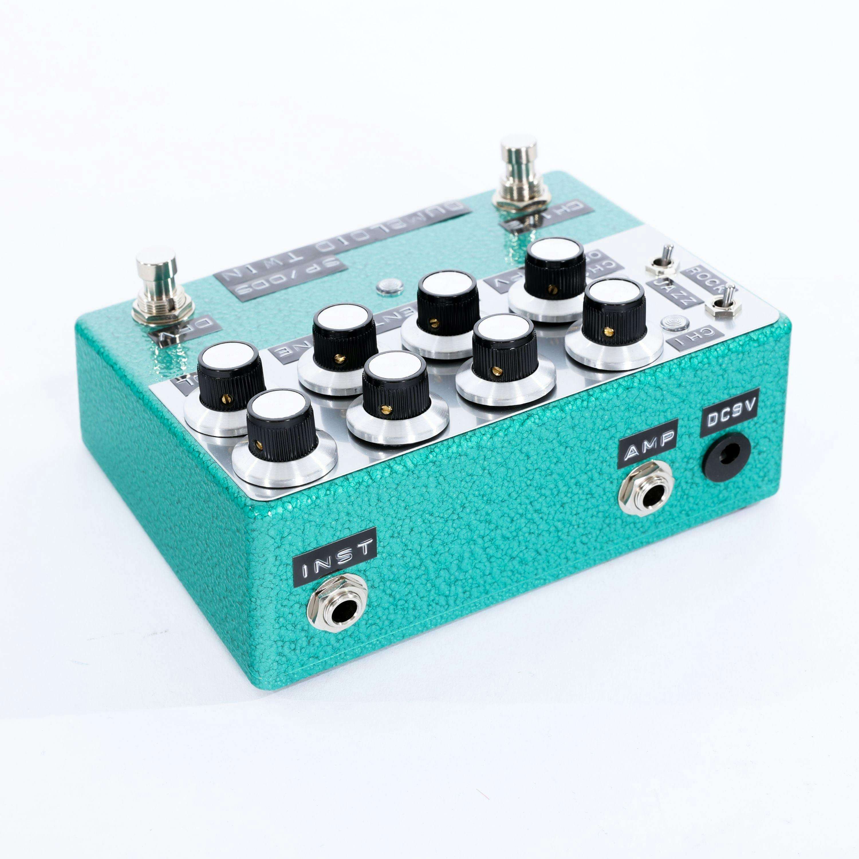 Shin's Music Dumbloid Twin Overdrive Pedal in Emerald Hammertone - 477227-Shins Music Dumbloid Twin Overdrive Pedal in Emerald Hammertone.jpg 4.jpg