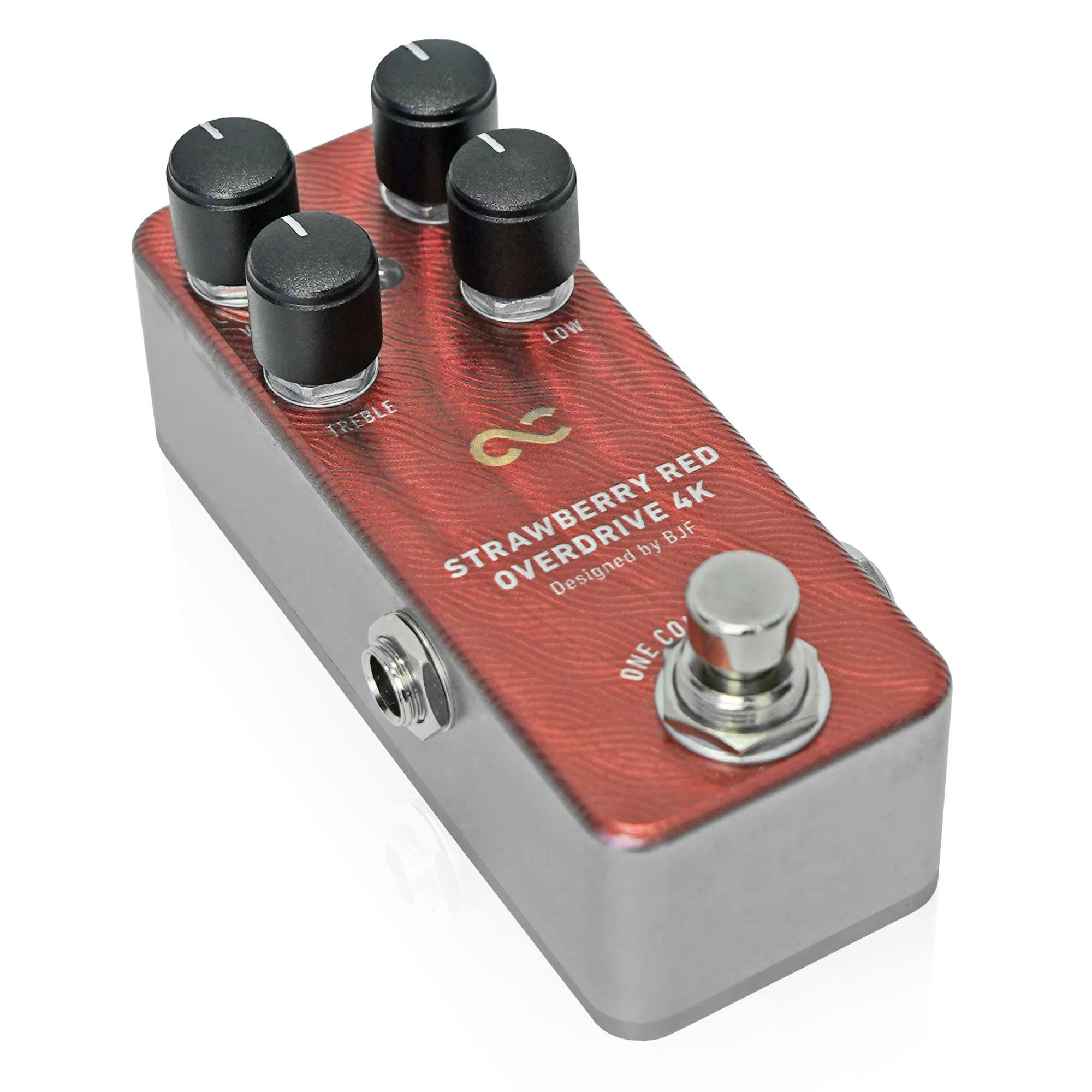 One Control BJF Series Strawberry Red Overdrive 4K Pedal