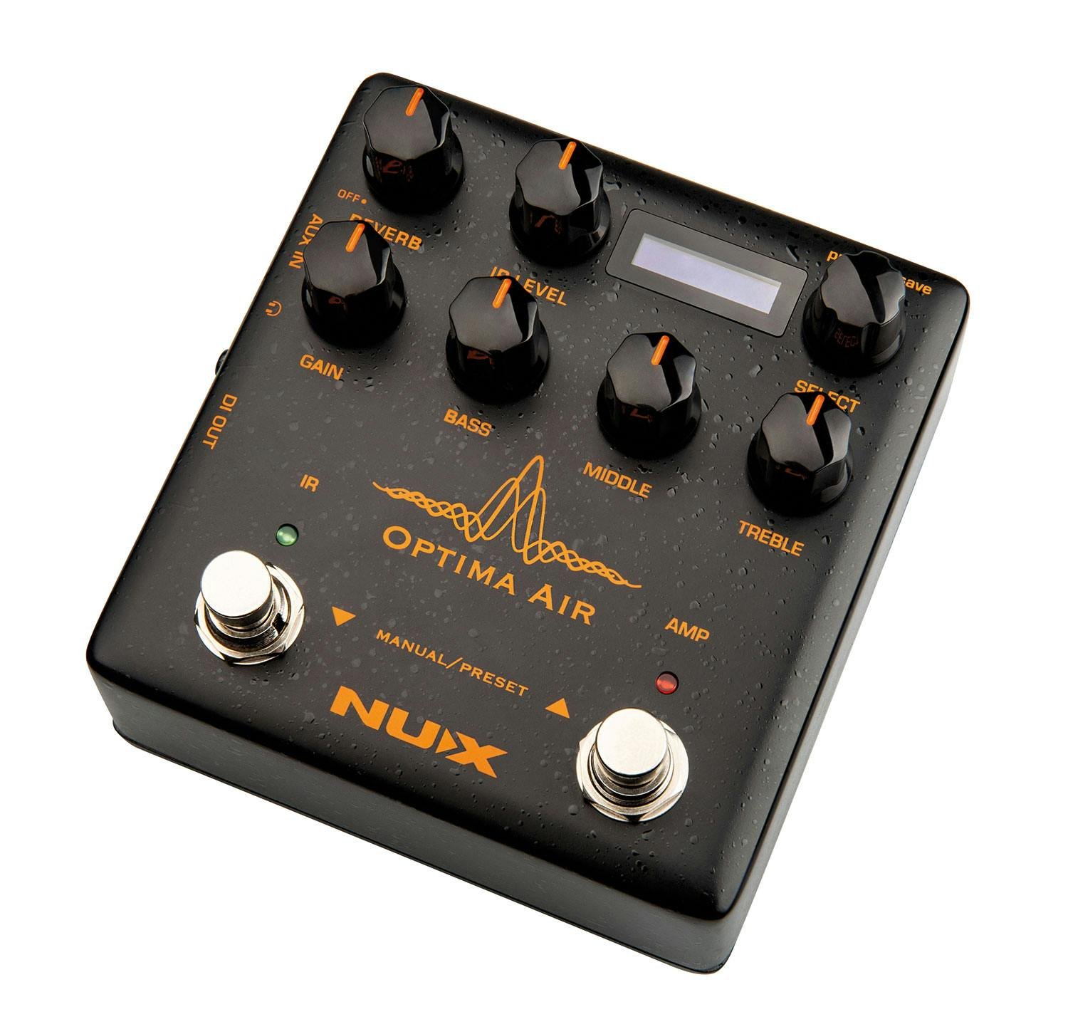 NUX OPTIMA AiR アコギ用IRプリアンプ NUX Optima Air Acoustic Guitar Pedal - Andertons Music Co.