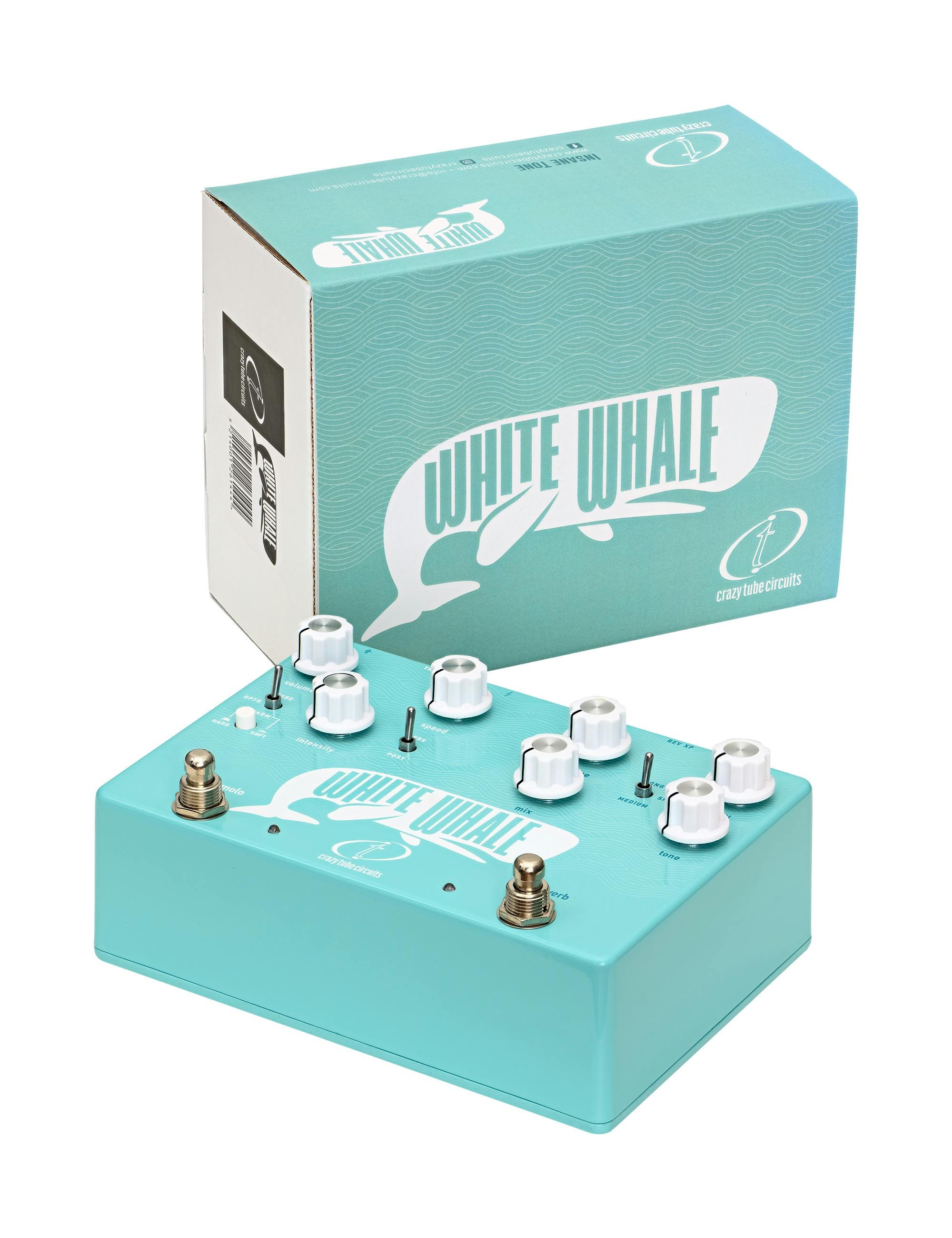 Crazy Tube Circuits White Whale Analog Spring Reverb with Tremolo FX Pedal - 65885-white-whale-mkII-6.jpg