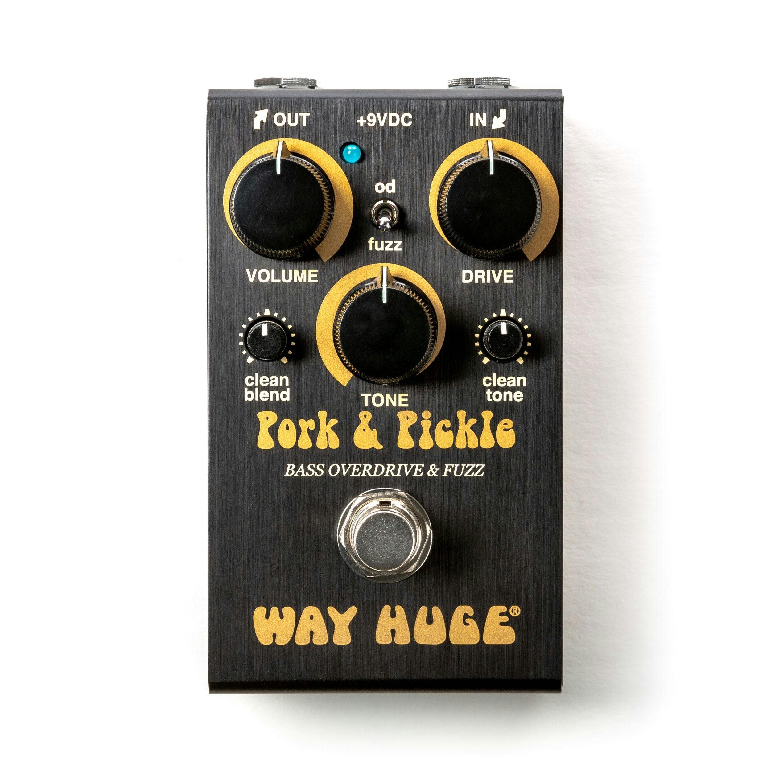 ベース WAY HUGE Pork & pickle Way Huge Smalls Pork & Pickle Bass Overdrive & Fuzz - Andertons