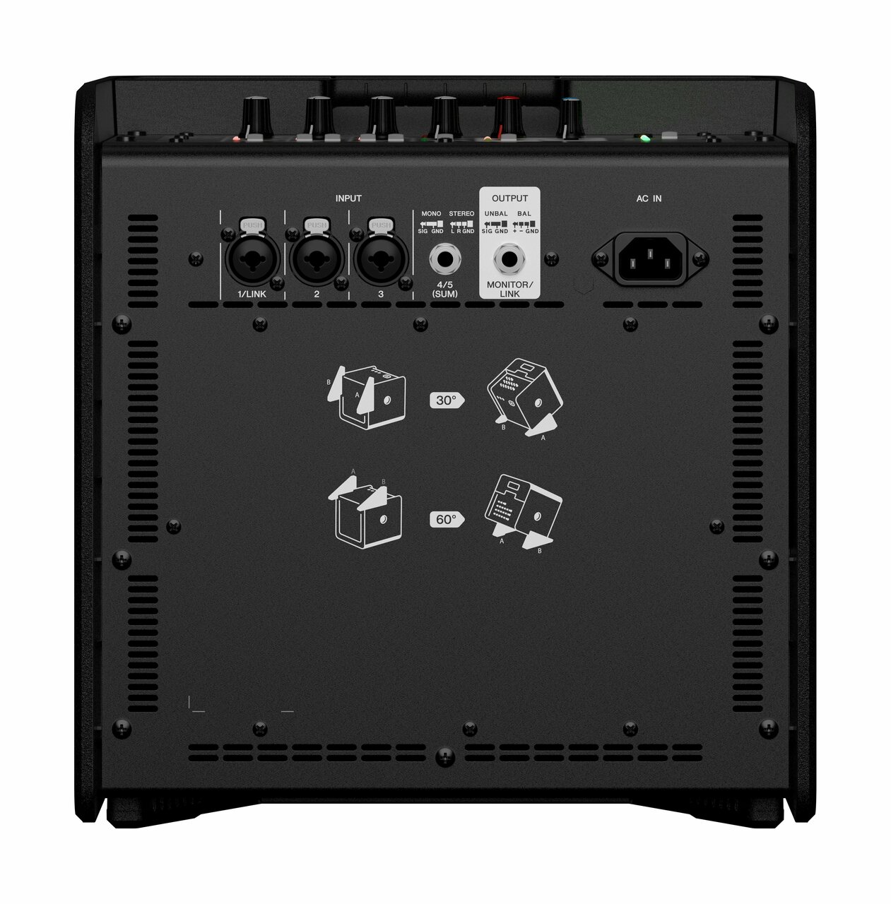 Yamaha Stagepas 200 Battery Powered Portable PA System - CSTGPAS200BTR-STAGEPAS200-rear.jpg
