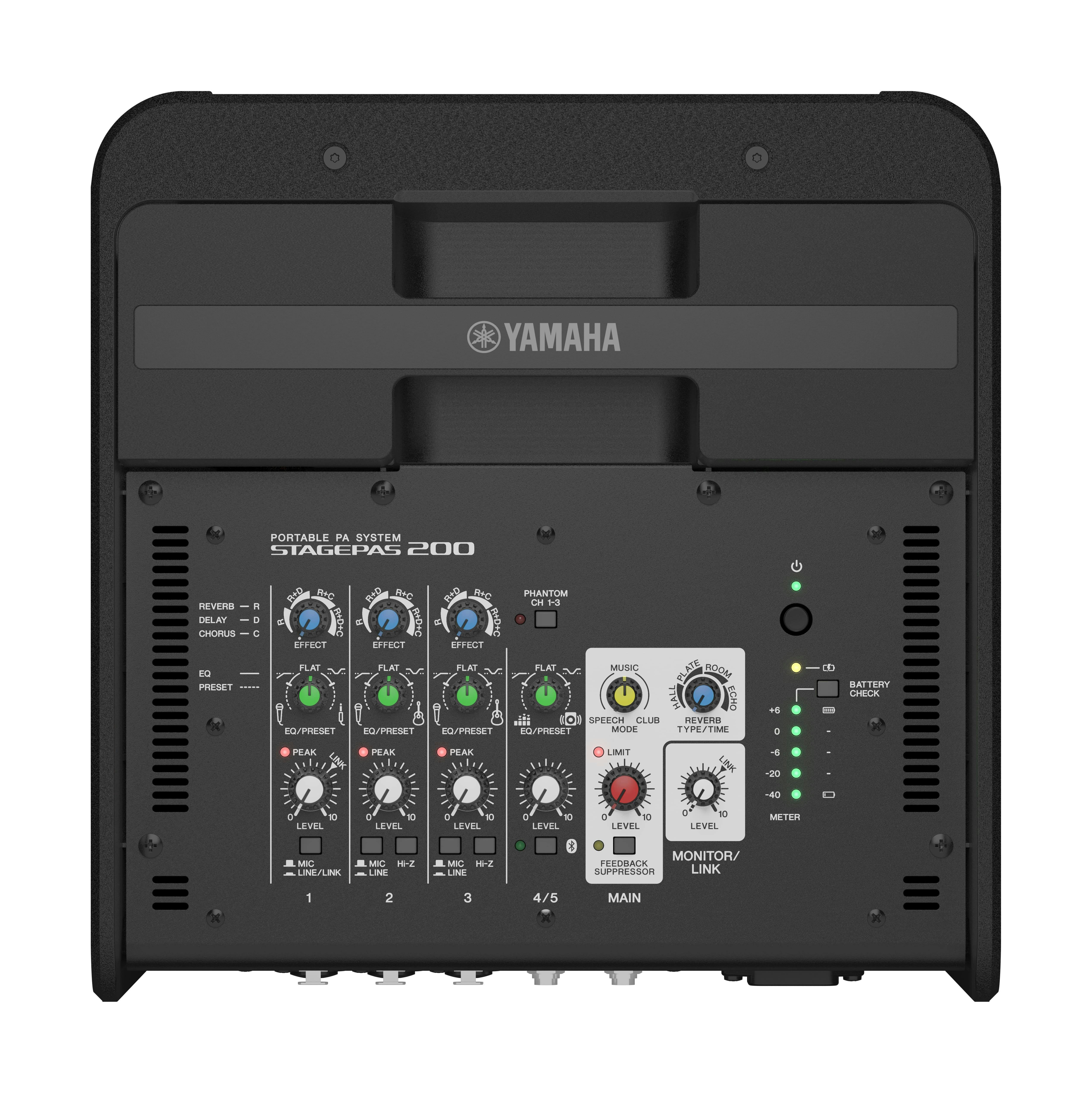 Yamaha Stagepas 200 Battery Powered Portable PA System - CSTGPAS200BTR-STAGEPAS200-top.jpg