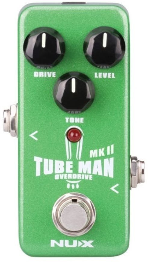 NUX Tube Man MK II Overdrive Pedal - NOD-2-Nux-Tubeman-MKII-Overdrive-Pedal-in-Green-Front.jpg