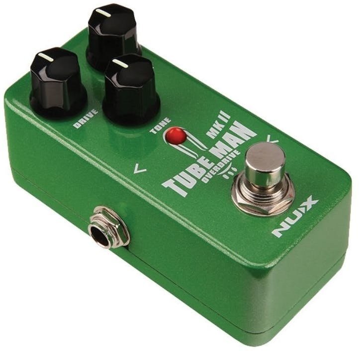 NUX Tube Man MK II Overdrive Pedal - NOD-2-Nux-Tubeman-MKII-Overdrive-Pedal-in-Green-Side-2.jpg