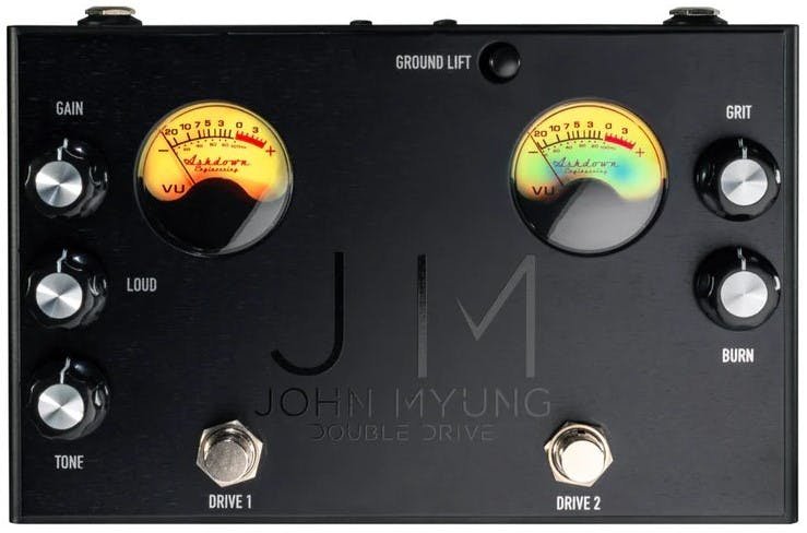 Ashdown John Myung Signature pedal with Dual VU - JMYUNGPEDAL-Ashdown-John-Myung-Signature-Pedal-with-Dual-VU-Front.jpg