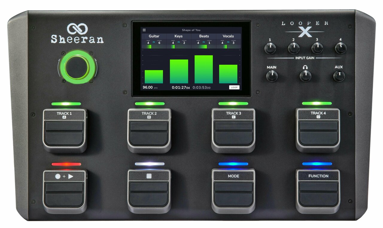 Sheeran Looper X Loop Pedal - LOOPERX-Sheeran-Looper-X-Loop-Pedal-on.jpg