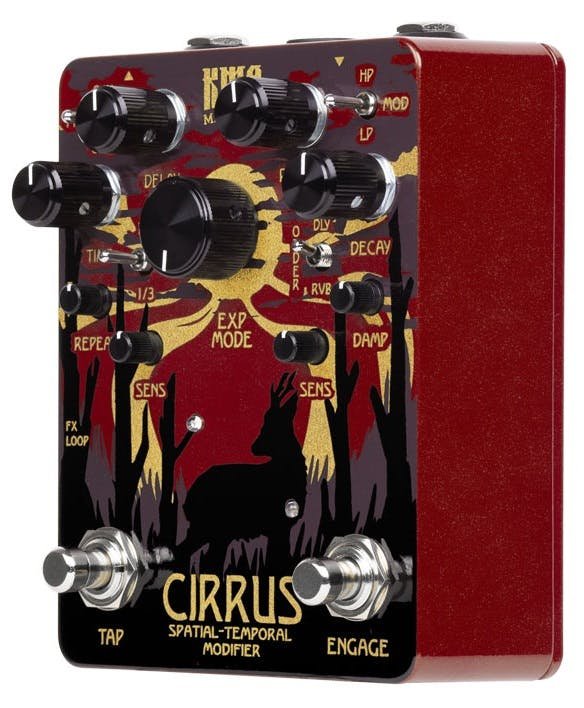 KMA Audio Machines Cirrus Delay / Reverb Pedal - 354641-kma-cirrus-lhp.jpg