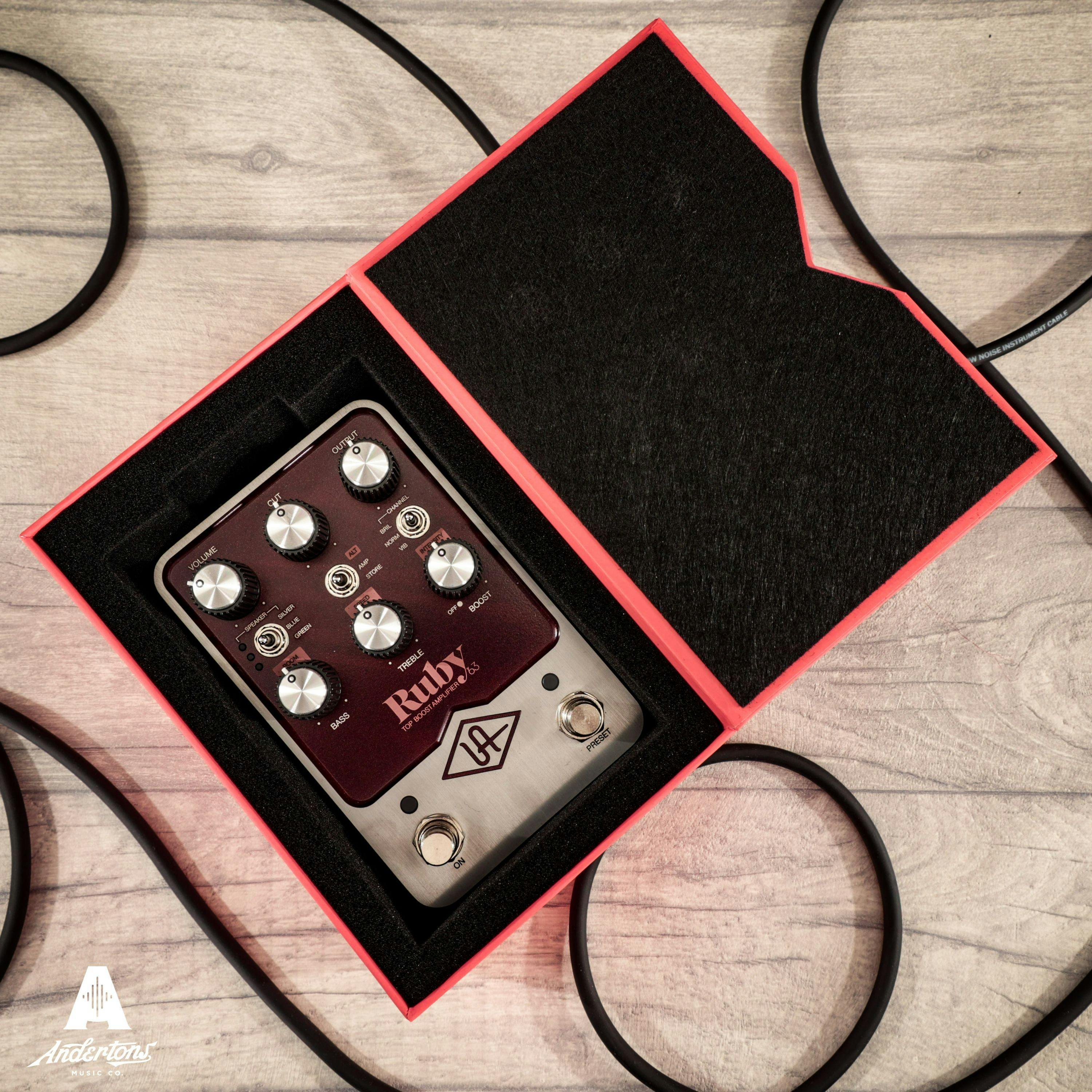 Universal Audio UAFX Ruby '63 Top Boost Amp Pedal - Andertons