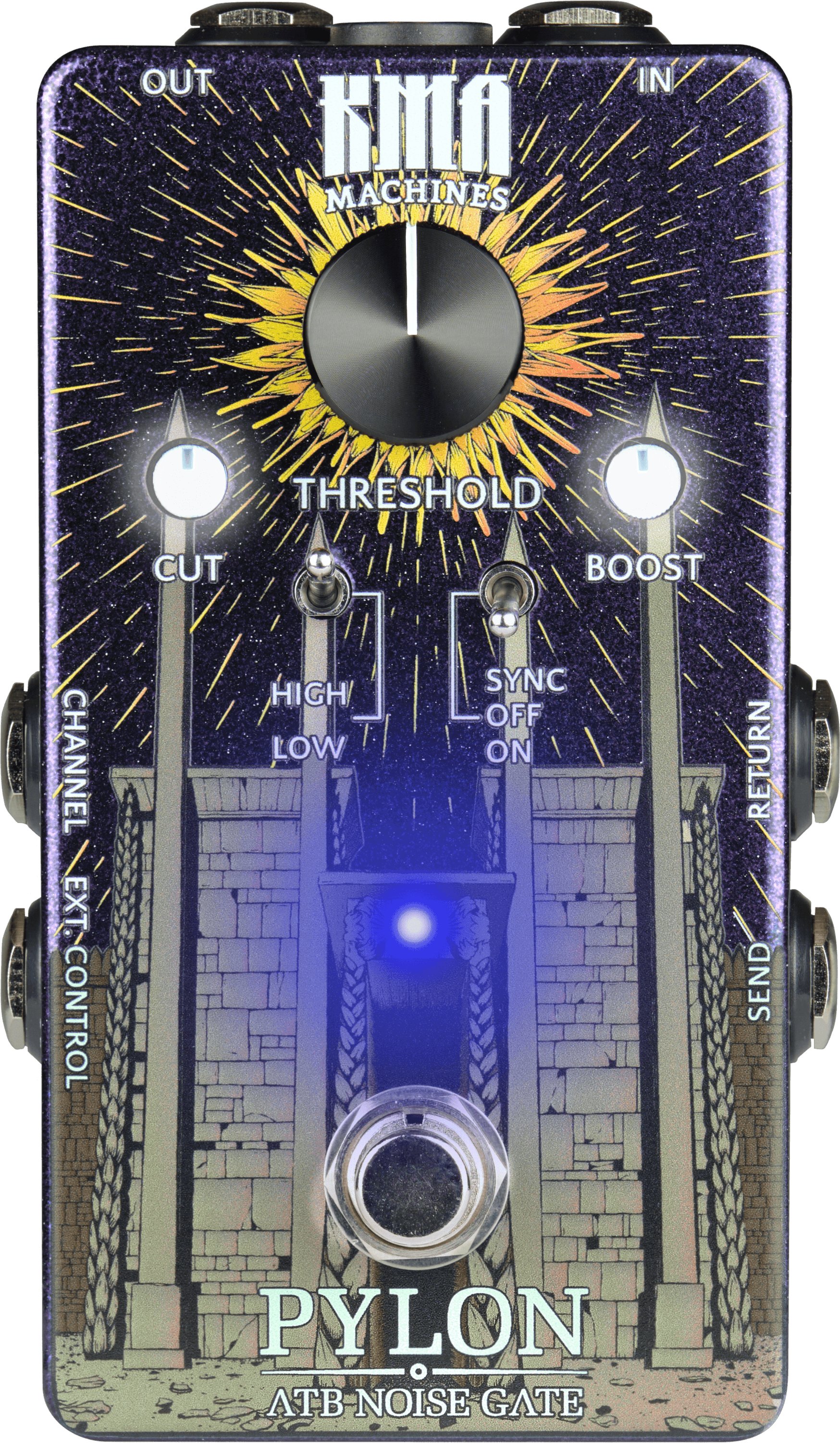 KMA Machines Pylon Active Transformer Boost Noise Gate Pedal - 493440-KMA Machines Pylon Active Transformer Boost Noise Gate Pedal.jpg