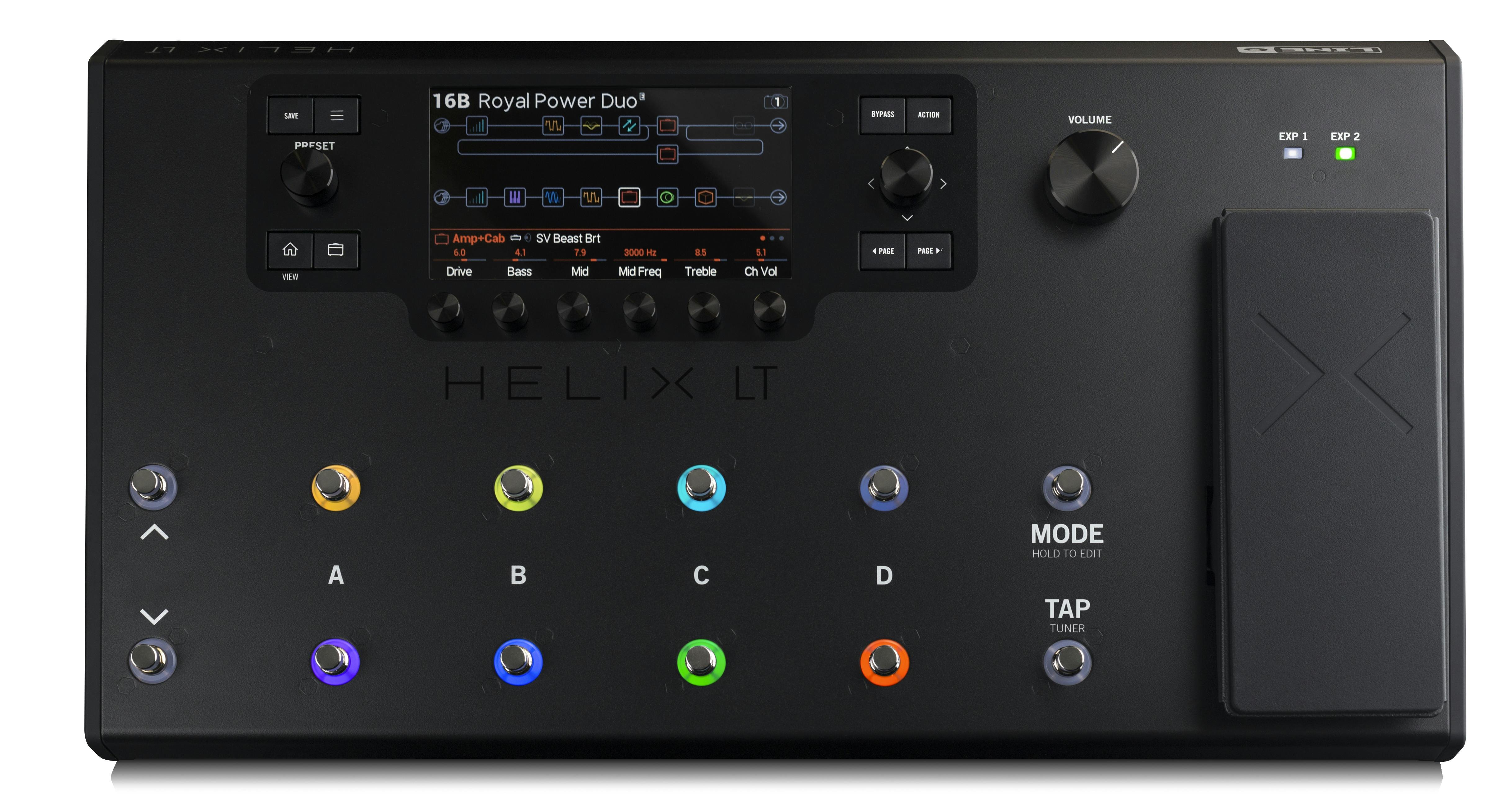 Line 6 Helix LT Amp & FX Modelling Pedal - 138575-FrontHelixLT.jpg