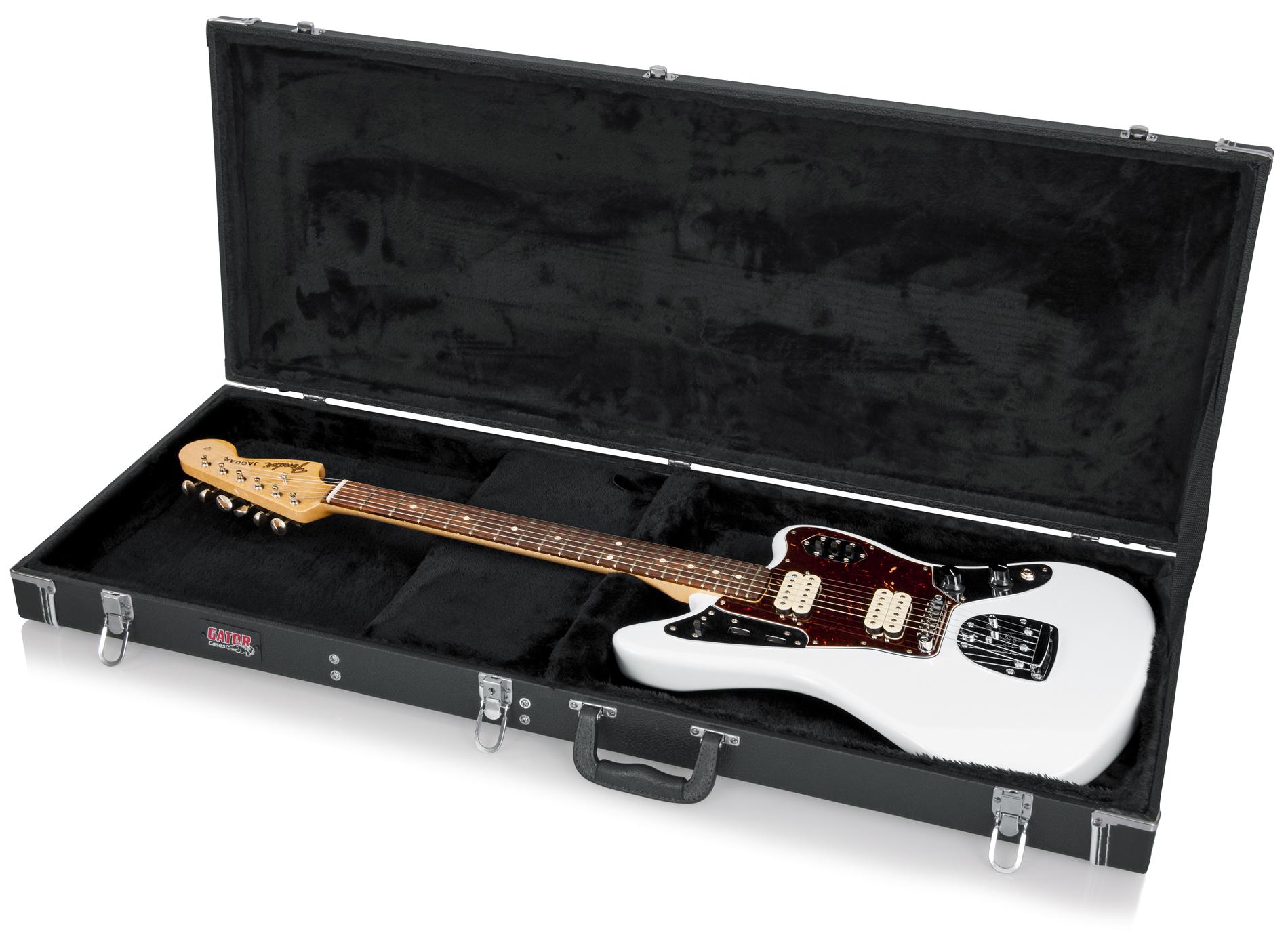 Gator GWJAG Deluxe Wood Case for Jaguar, Jagmaster and Jazzmaster