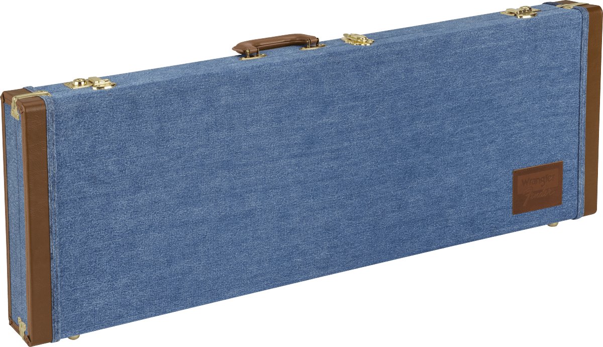 Fender x Wrangler Denim Guitar Hard Case in Indigo - 0996106314-0996106314_fen_acc_frt_1_nr.jpg